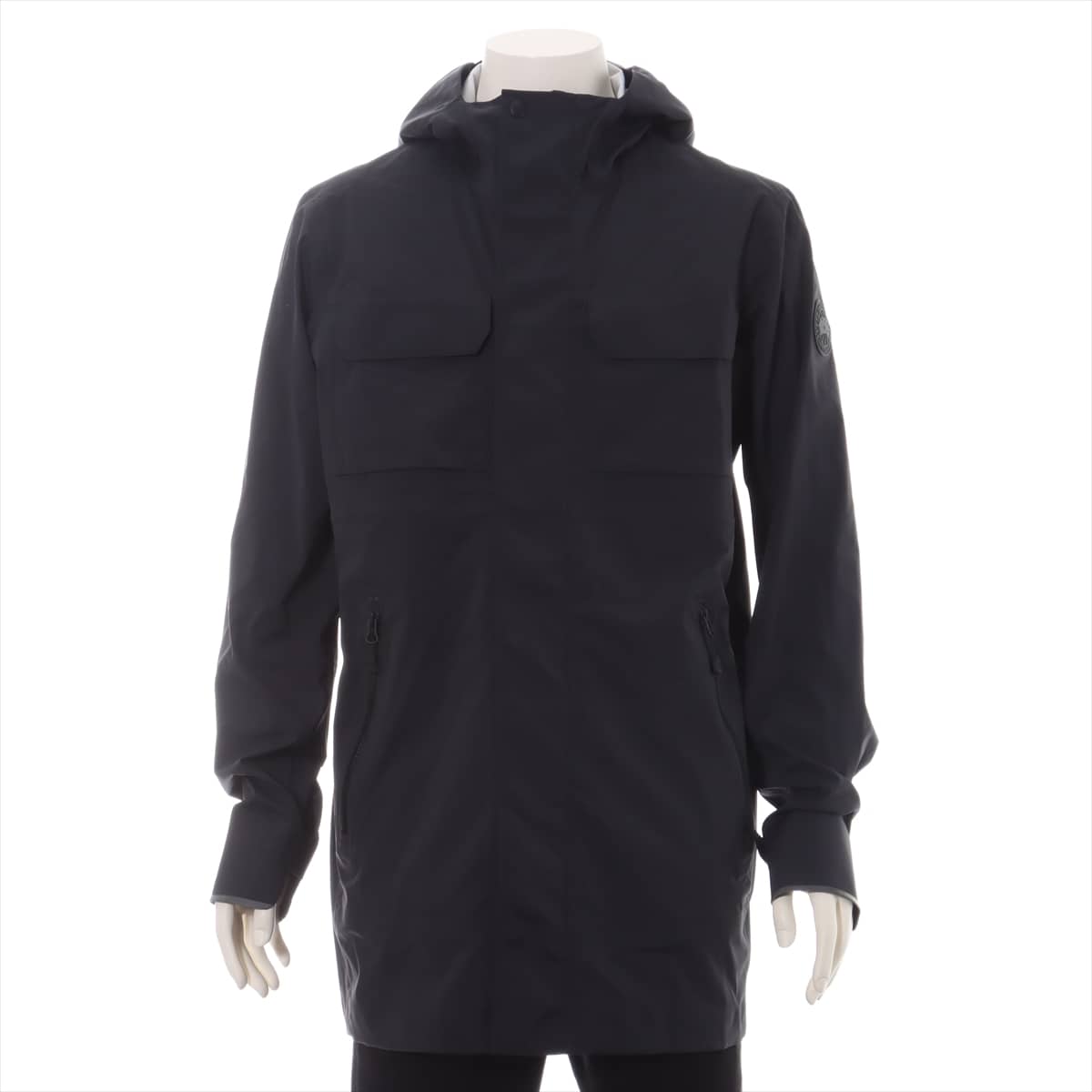 Canada Goose Nylon x polyurethane Mountain hoodie S Men's Black  WASCANA JACKET