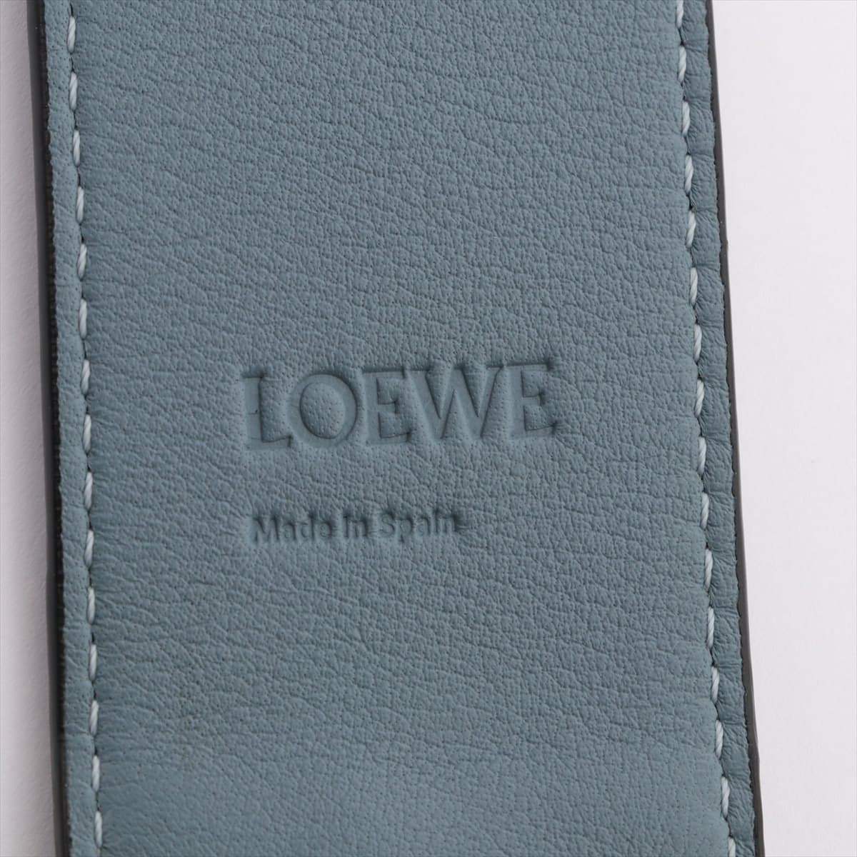 Loewe Shoulder strap Leather Blue