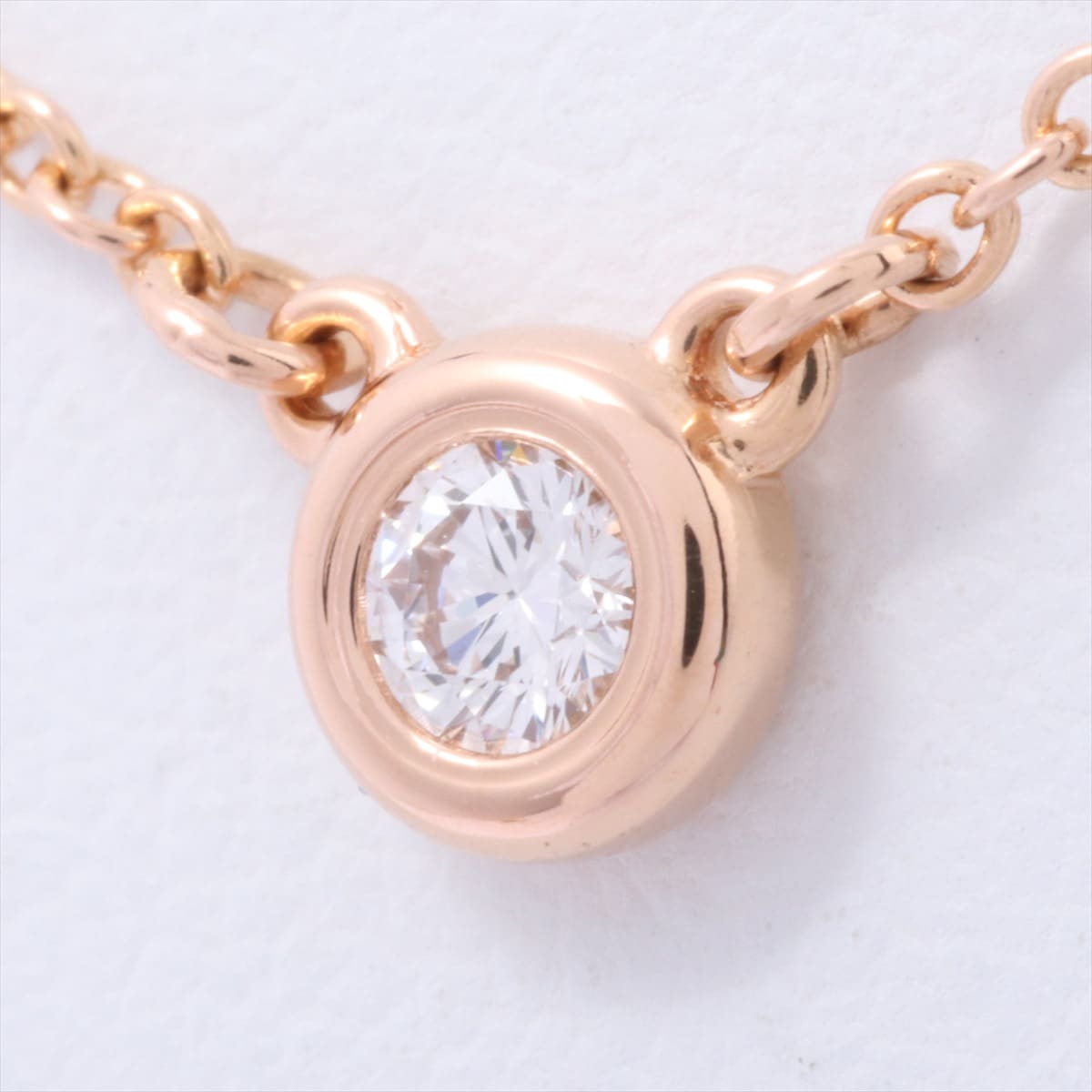 Tiffany Tiffany & Co. Diamond By the Yard Necklace 750PG
