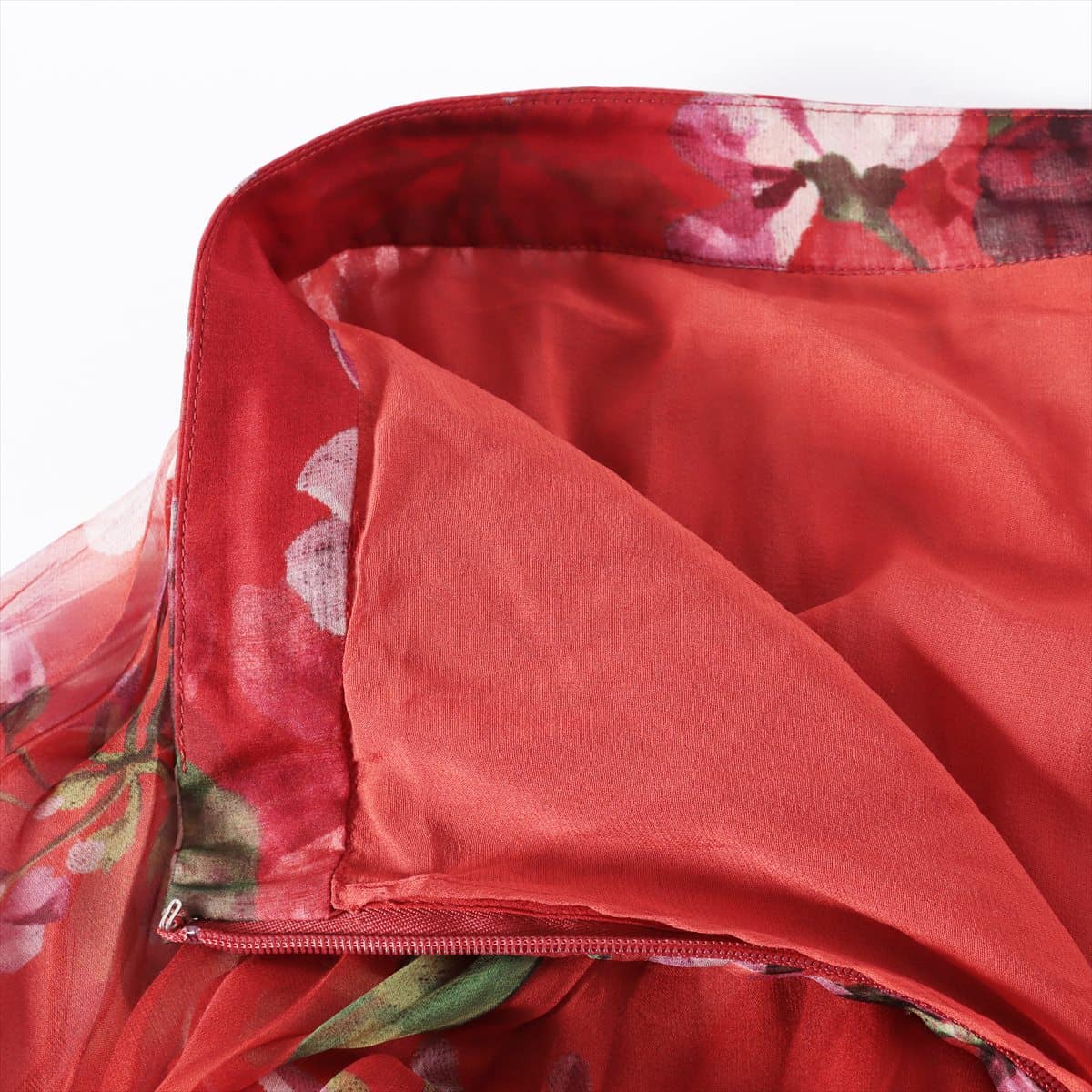 Gucci Silk Skirt 42 Ladies' Red