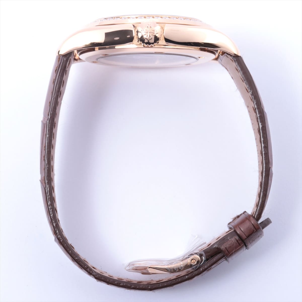 Patek Philippe Calatrava 4934R-001 750 & leather Stem-winder Brown-Face replacement belt 1