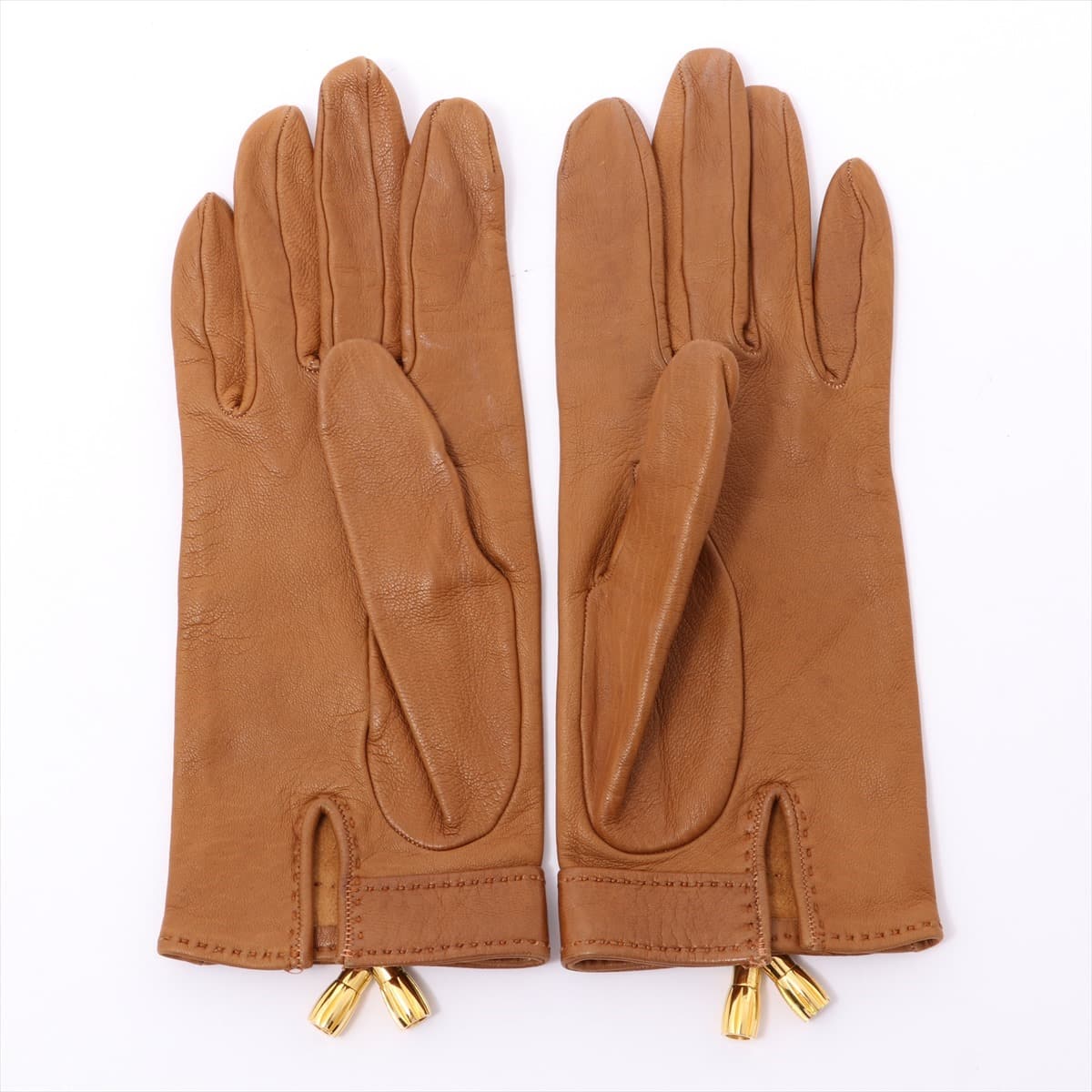 Hermès Gloves Leather Brown