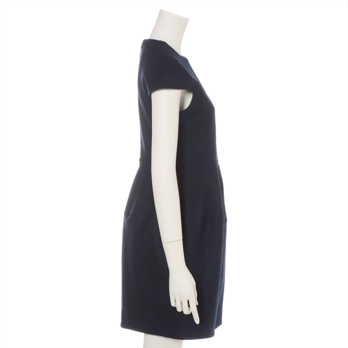 YOKO CHAN Wool & nylon Dress Ladies' Navy blue