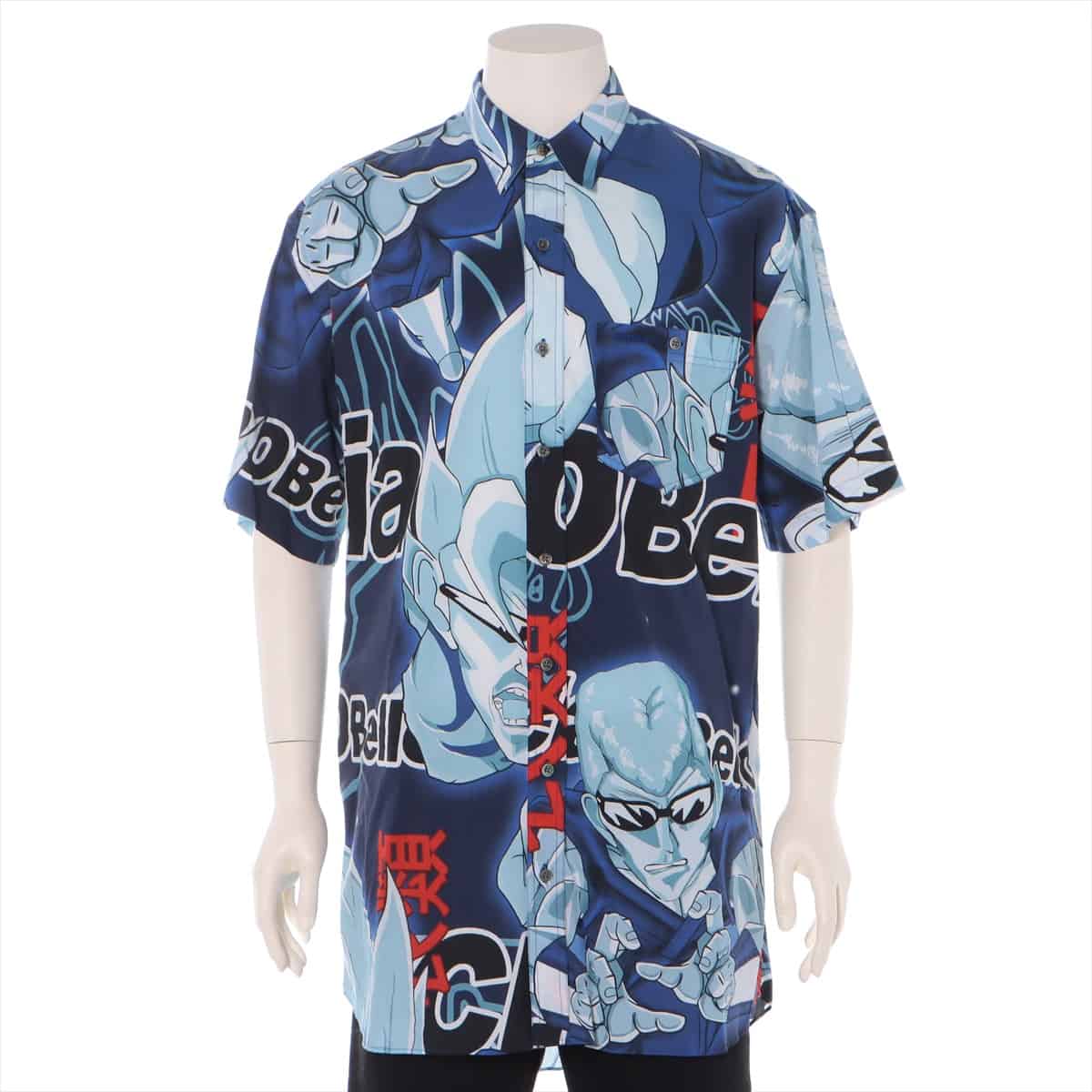 Vetements Cotton Shirt XS Men's Blue  anime print