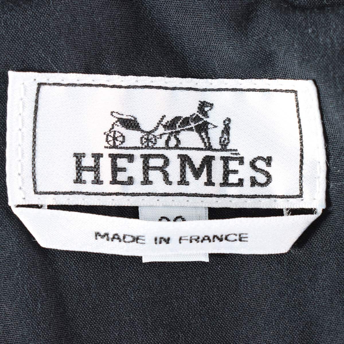 Hermès Cotton Denim pants 36 Men's Navy blue  Serie button