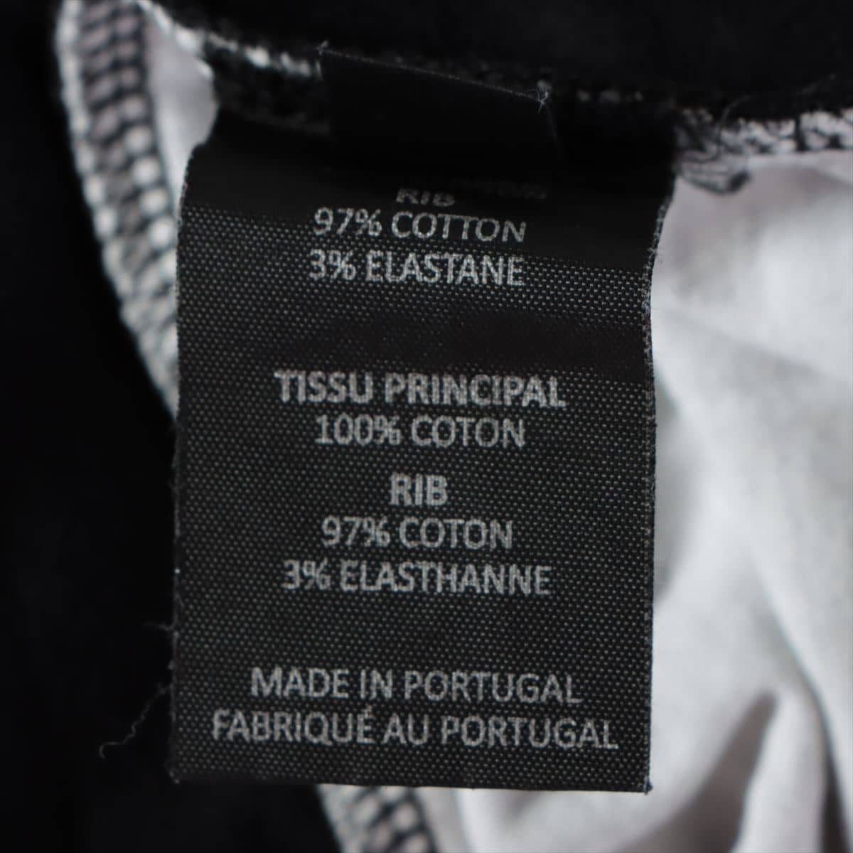 Vetements 19SS Cotton T-shirt M Unisex Black  double face cutting USS197060