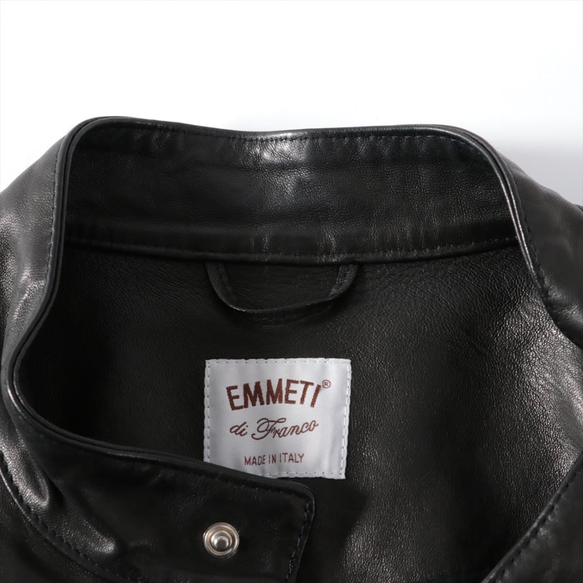 Emmeti Lambskin Leather jacket 50 Men's Black