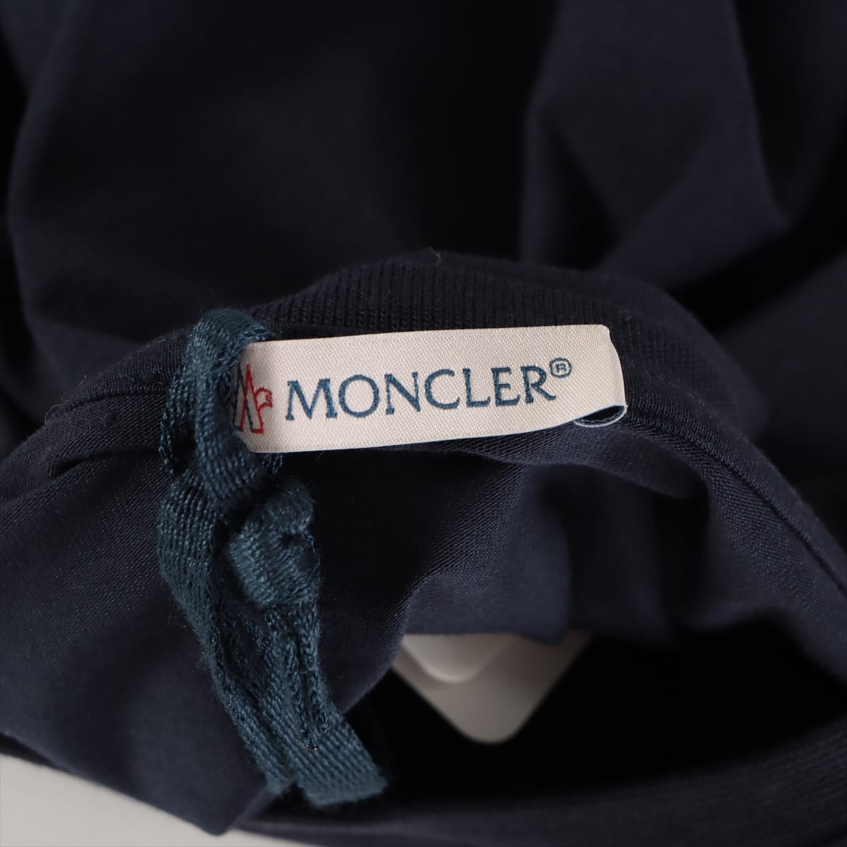 Moncler 17 years Cotton & polyurethane T-shirt 8 Kids Navy blue