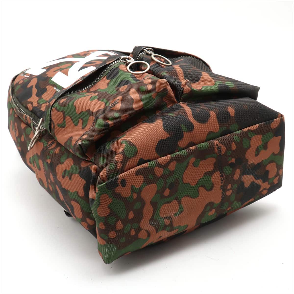 Off-White Nylon Backpack Camouflage