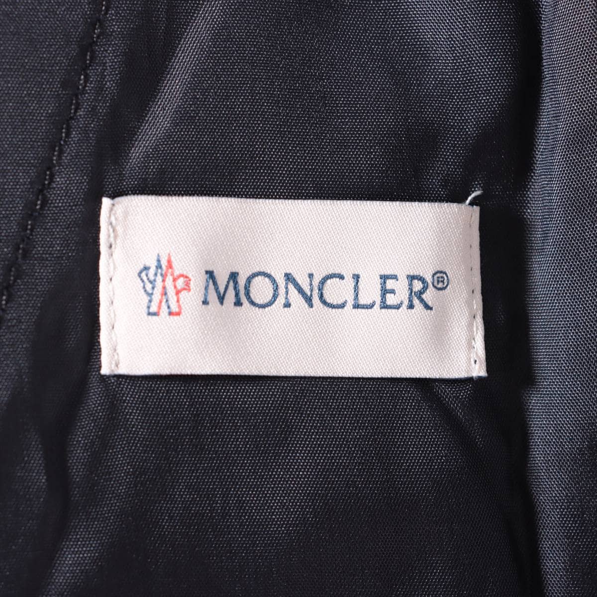 Moncler 17 years Cotton & polyester Slacks 38 Ladies' Navy blue