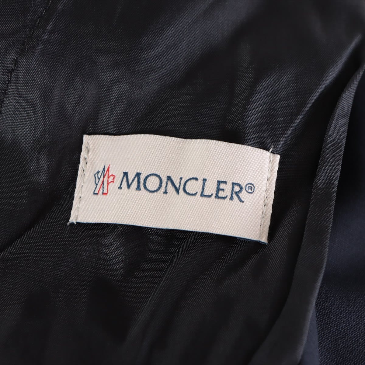 Moncler 17 years Cotton & polyester Slacks 44 Unisex Navy blue