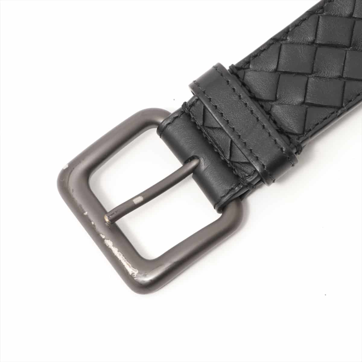 Bottega Veneta Intrecciato Belt 36/90 Leather Black