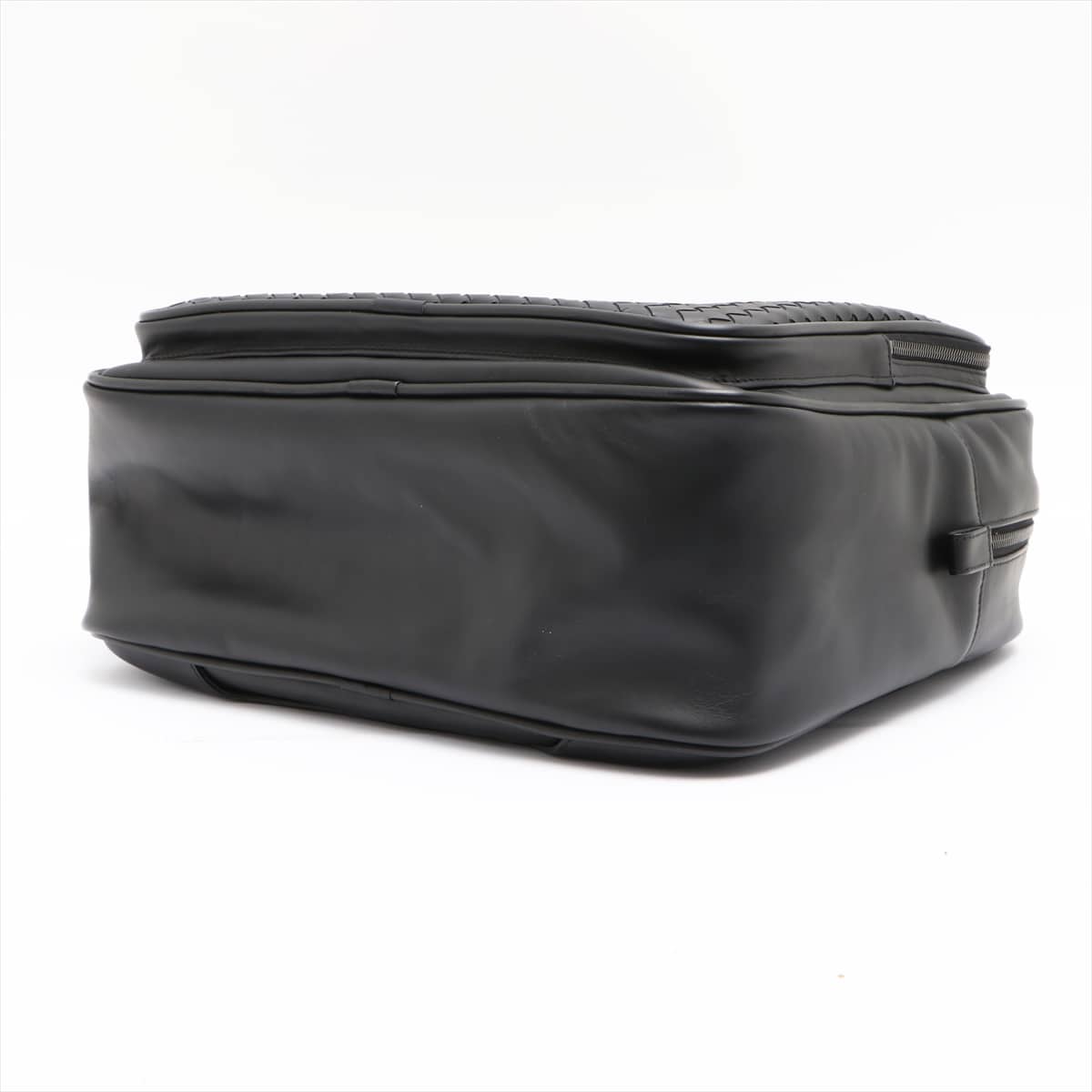 Bottega Veneta Intrecciato Leather Hand bag Black 274546