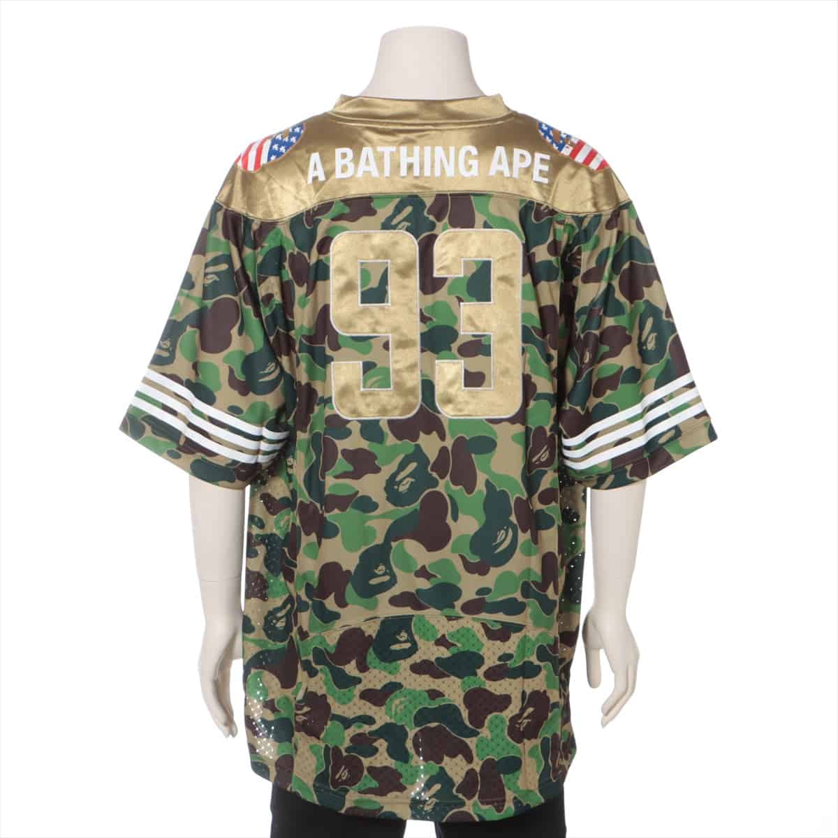 adidas × A Bathing Ape Polyester Cut and sew 4XO Men's Multicolor  camouflage DW9285