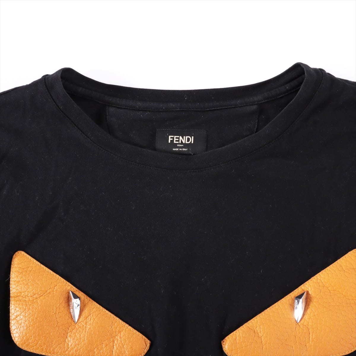 Fendi Bag Bugs Cotton Long T shirts 50 Men's Black