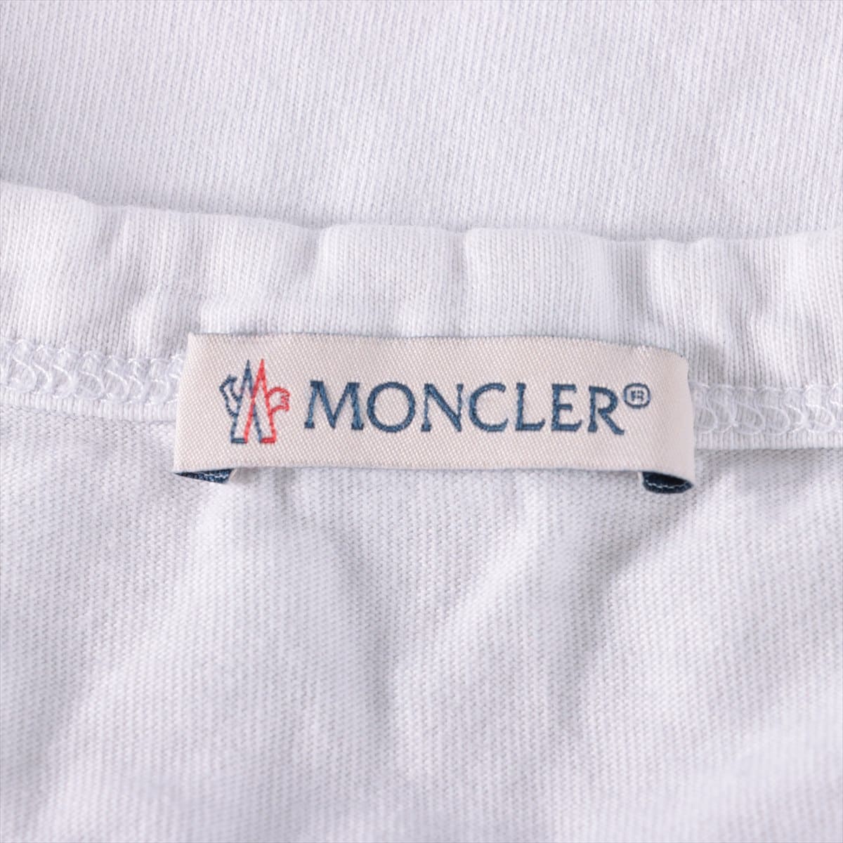 Moncler MAGLIA 20 years Cotton T-shirt L Men's Grey  Logo