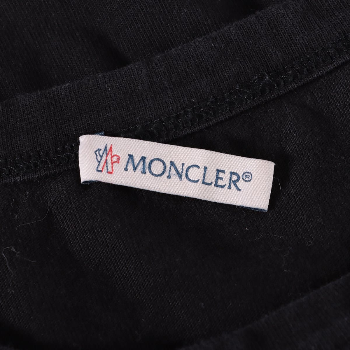 Moncler MAGLIA 20 years Cotton T-shirt L Men's Black  Logo
