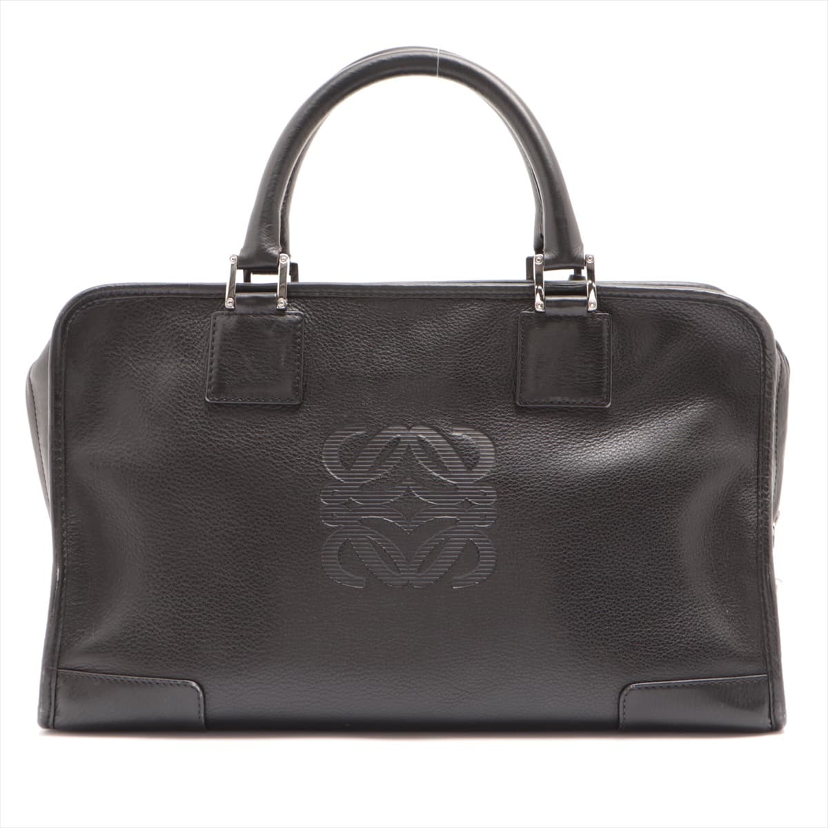 Loewe Amazona 36 Leather Hand bag Black