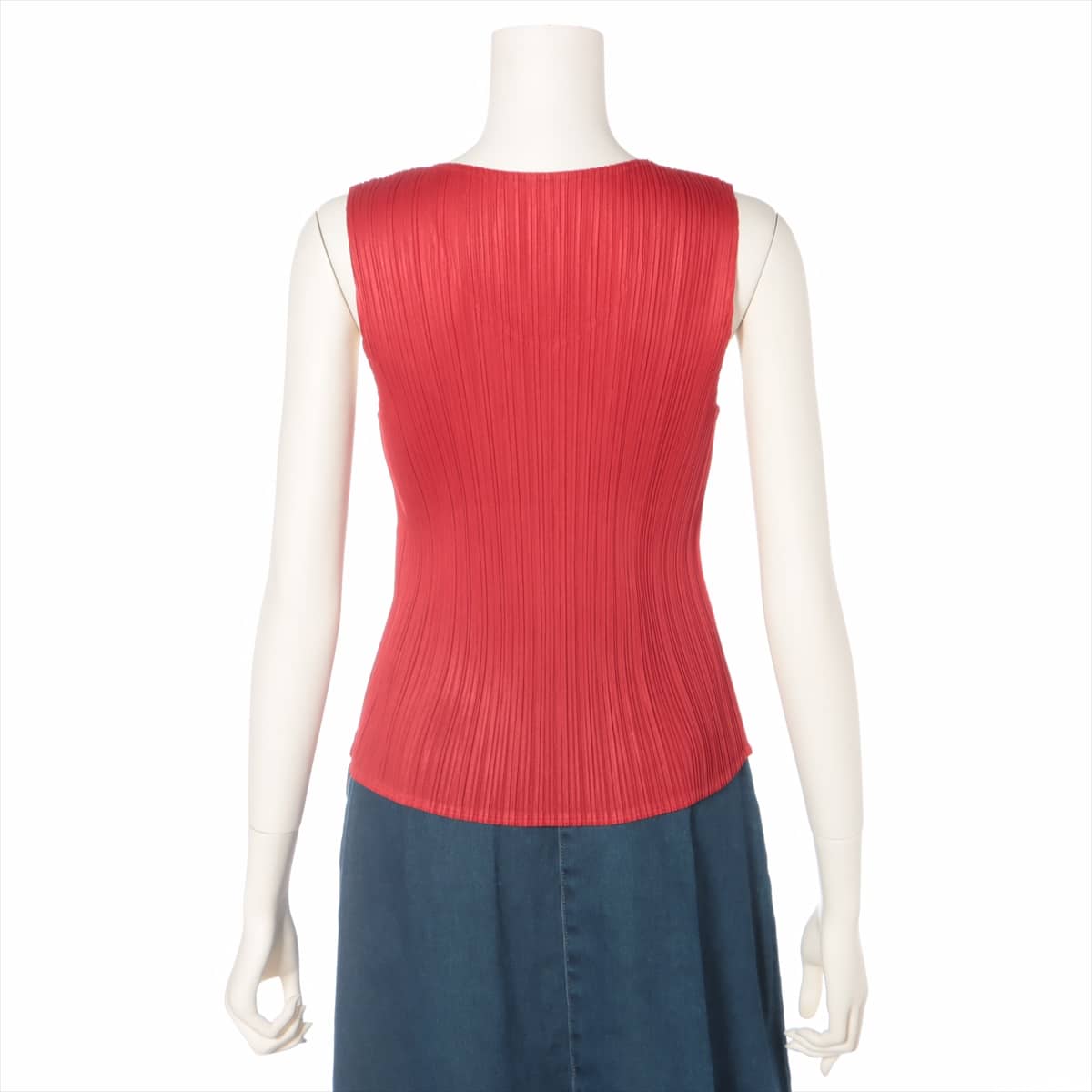 PLEATS PLEASE Polyester Tank top 3 Ladies' Red