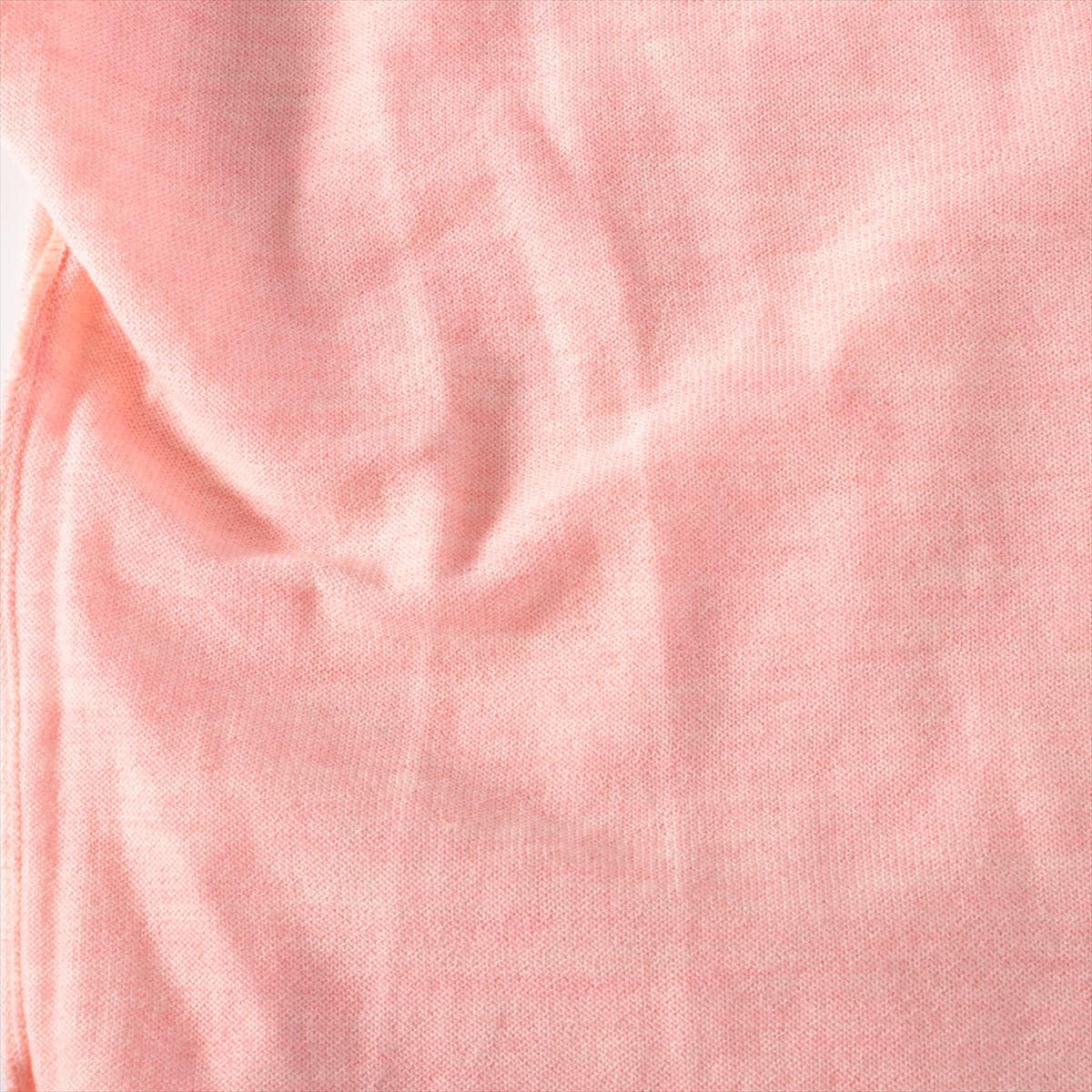 Chanel Coco Mark 01A Wool Short Sleeve Knitwear 38 Ladies' Pink