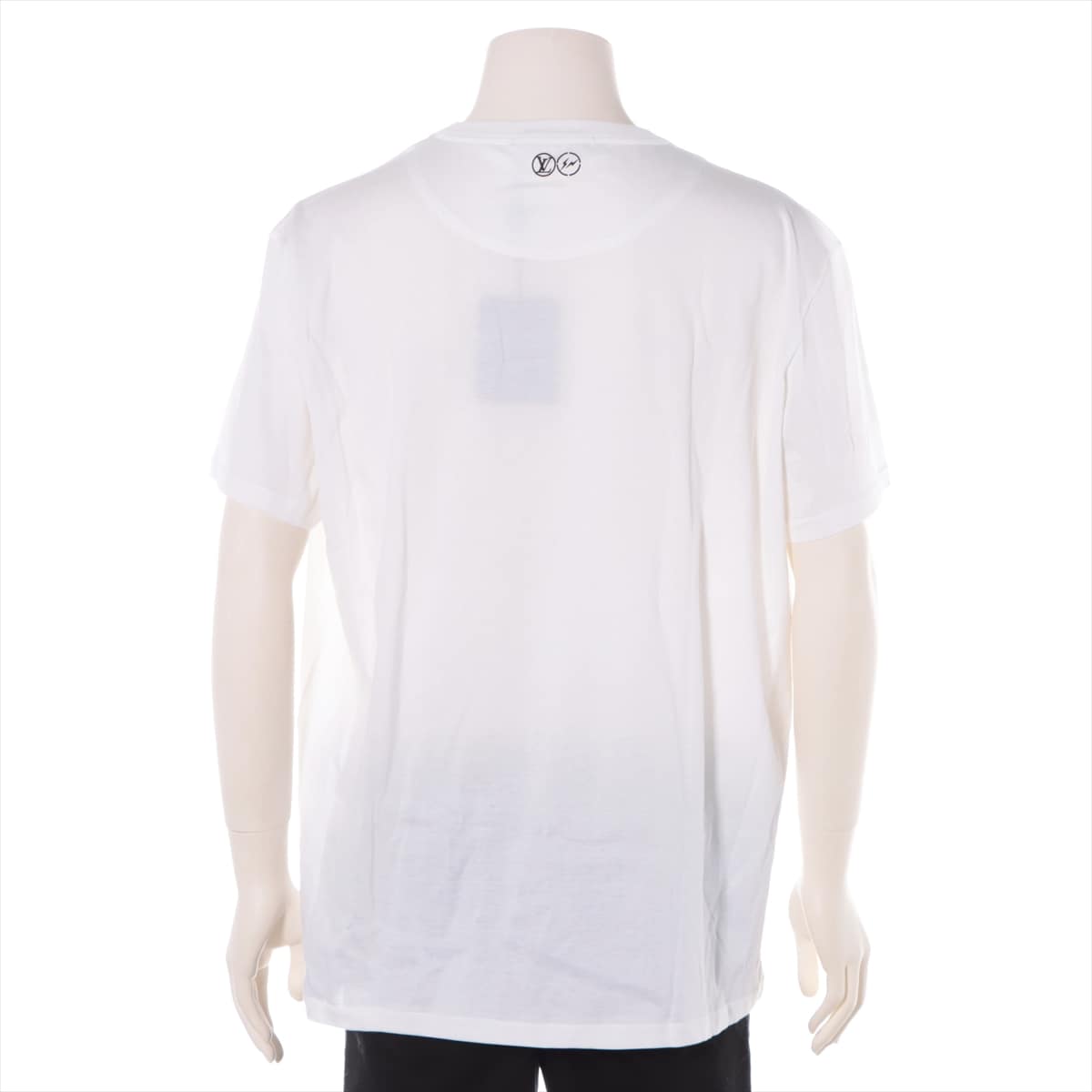 Louis Vuitton × fragment design Cotton T-shirt XL Men's White  RM172M
