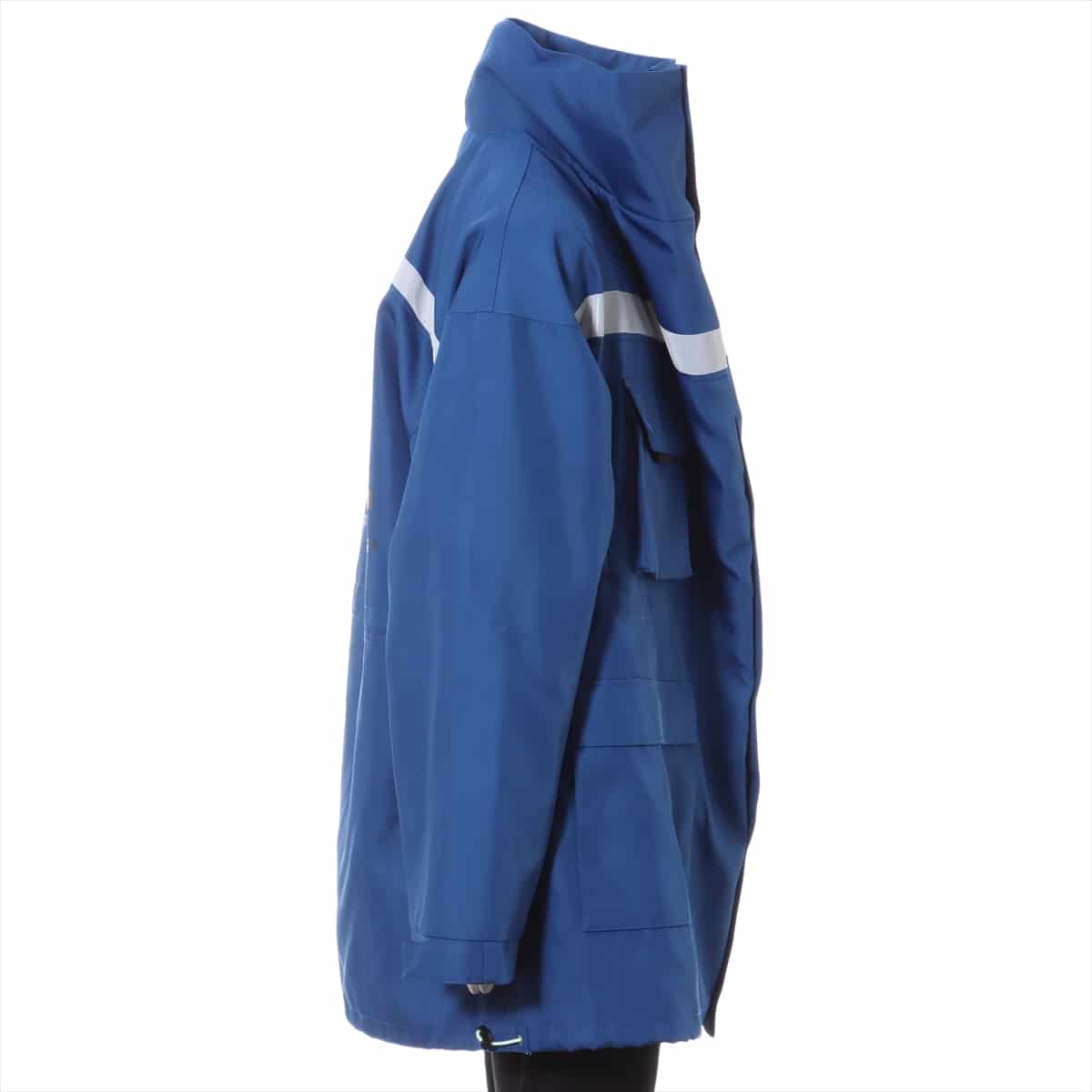 Balenciaga 18SS Cotton & polyester Jacket 44 Men's Blue  Oversized