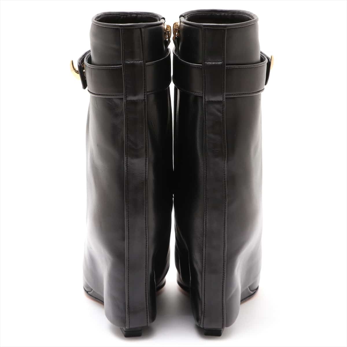 Givenchy Leather Boots 37 Ladies' Black Shark Rock