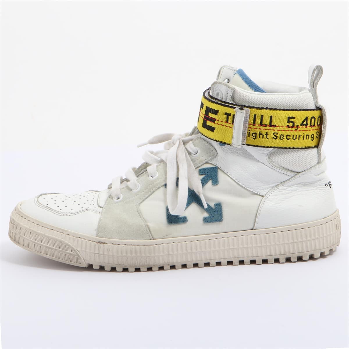 Off-White Leather High-top Sneakers 44 Men's White court classic