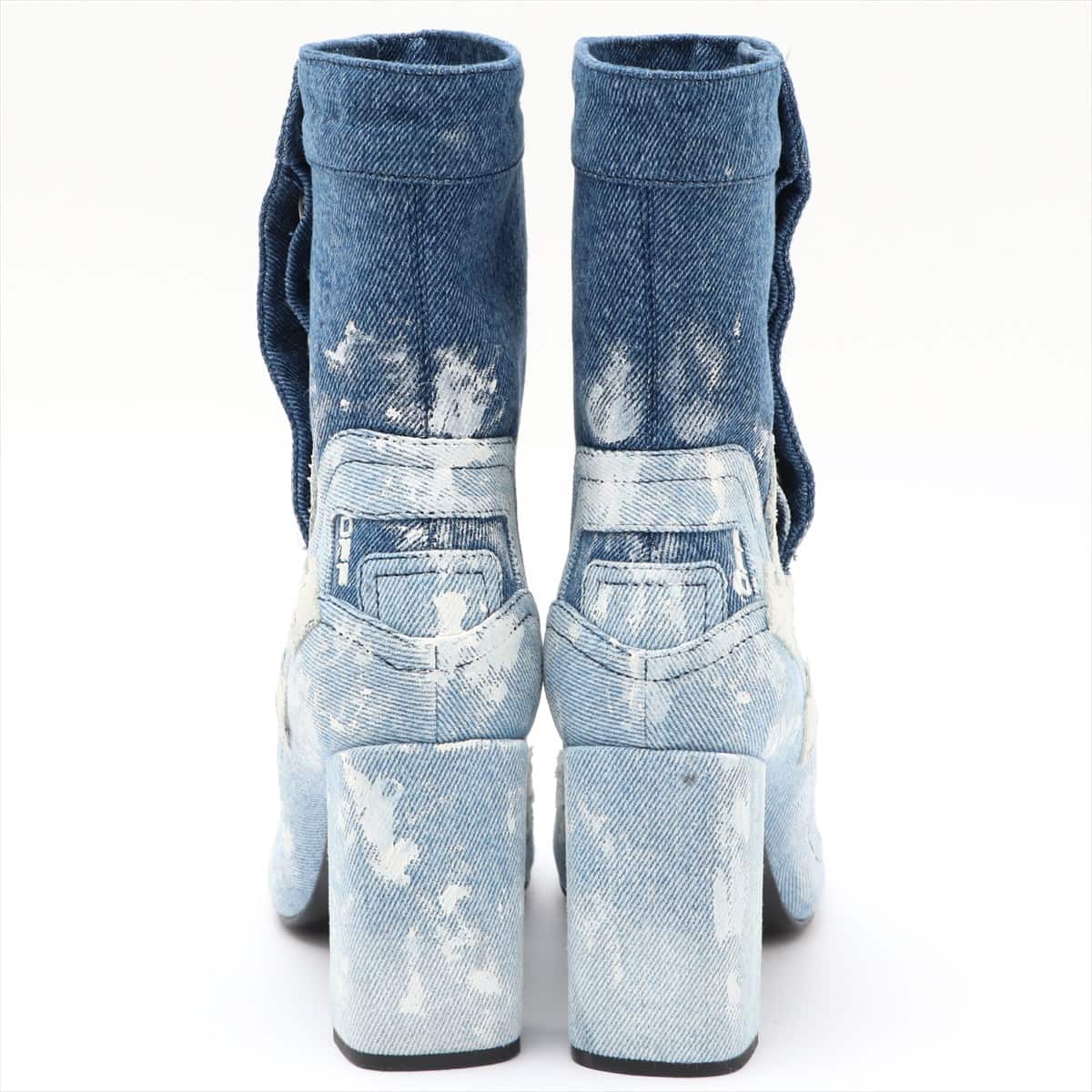 Off-White Denim Boots 37 Ladies' Blue