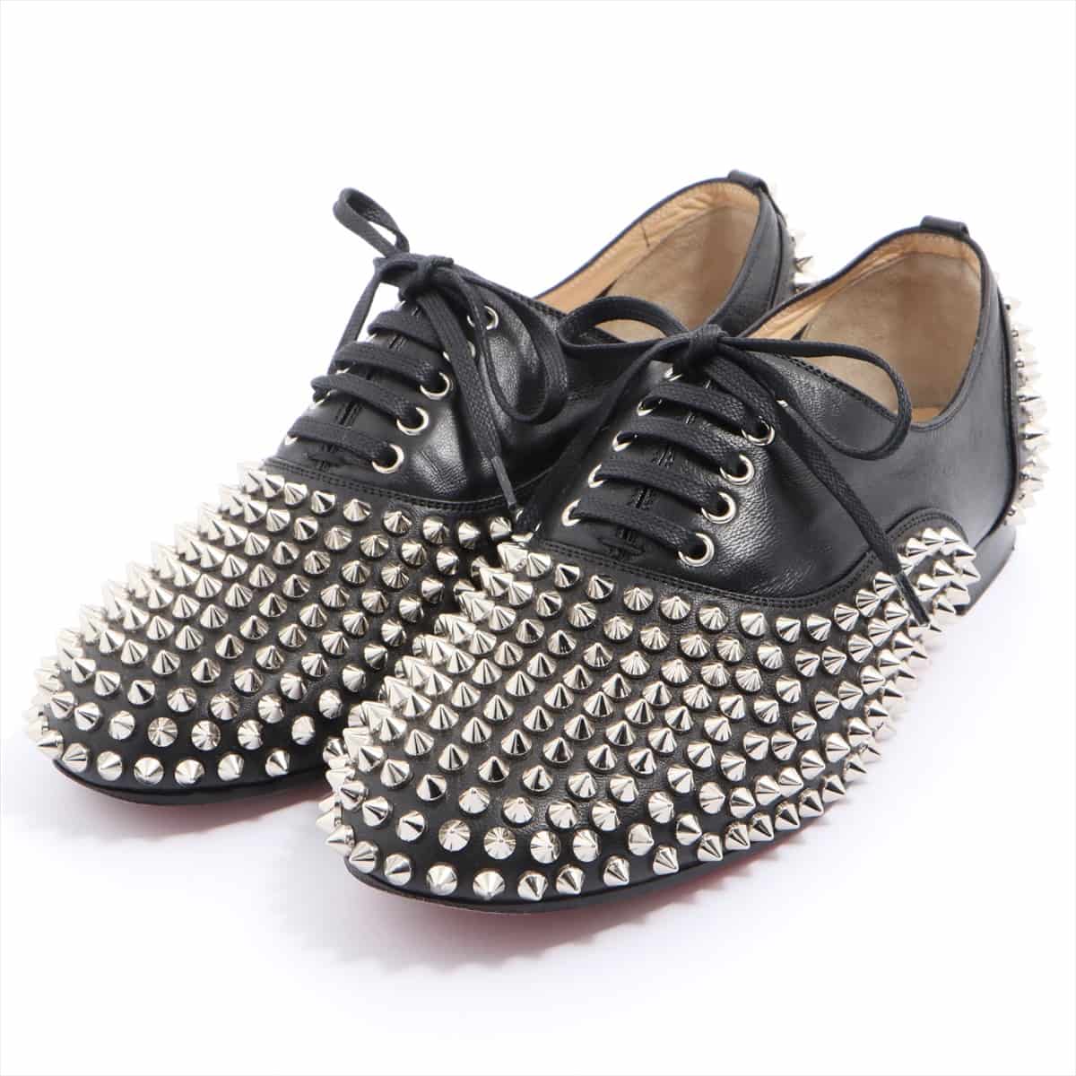 Christian Louboutin Studs Leather Shoes 37 Ladies' Black