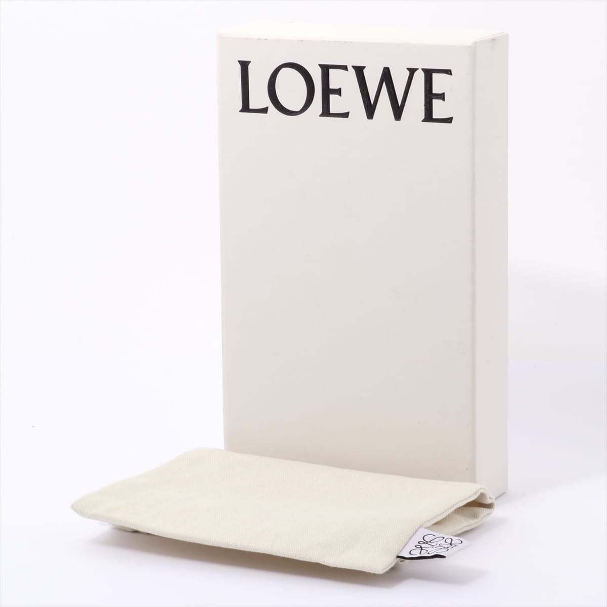 Loewe Charm Leather Navy blue Brown box Comes with storage bag Anagram
