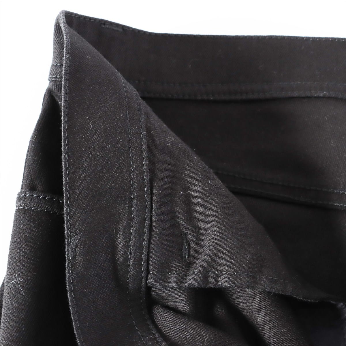 Fendi 16 years Cotton Denim pants 40 Ladies' Black  Studs Back pocket embroidery