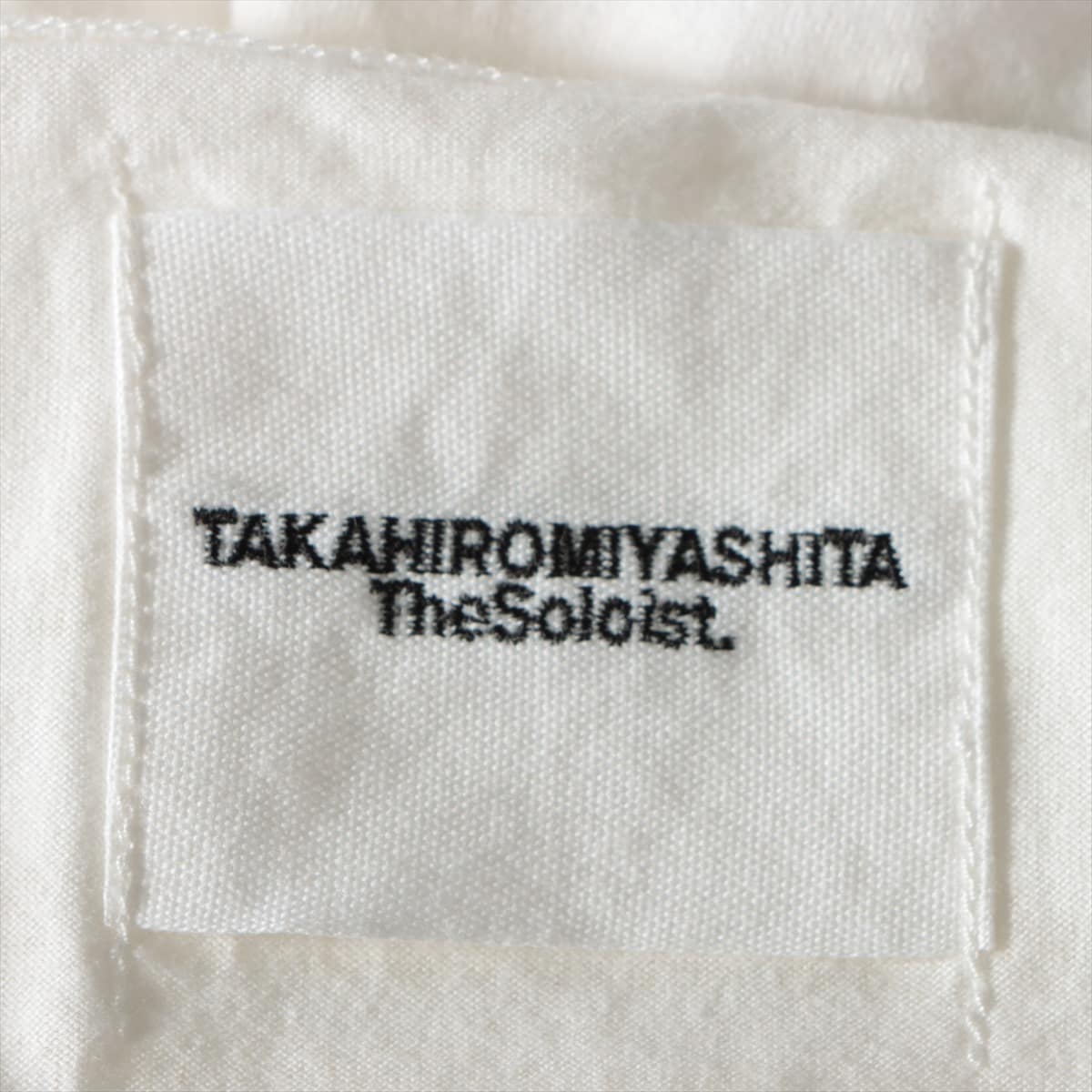 TAKAHIRO MIYASHITA The Soloist 18AW Cotton Long T shirts 48 Men's White  I AM THE SOLOIST.