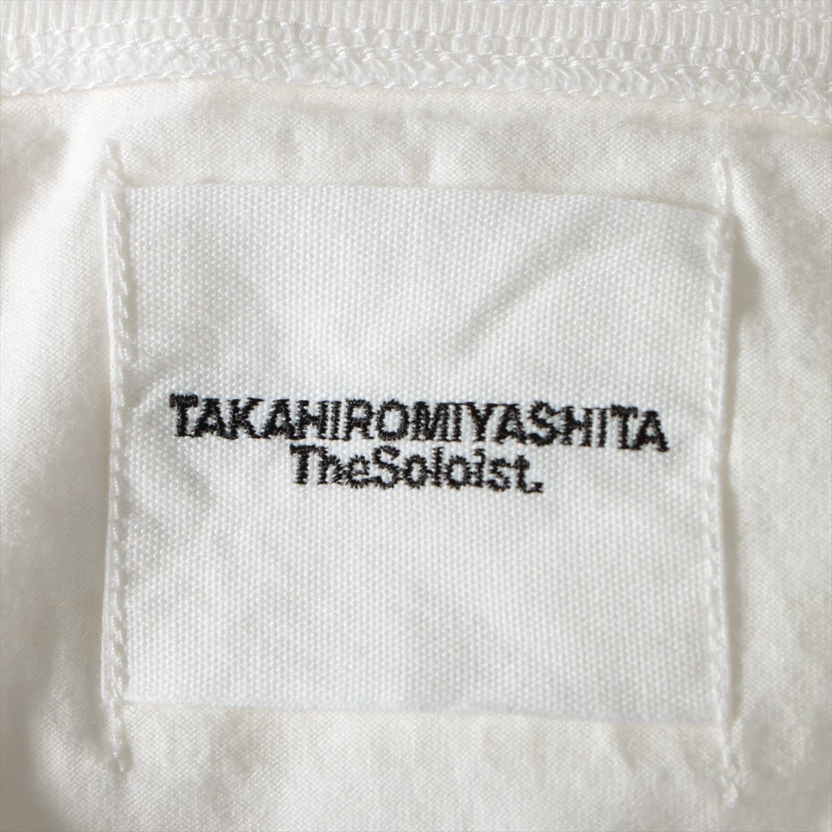 TAKAHIRO MIYASHITA The Soloist 18AW Cotton Long T shirts 46 Men's White  I AM THE SOLOIST.