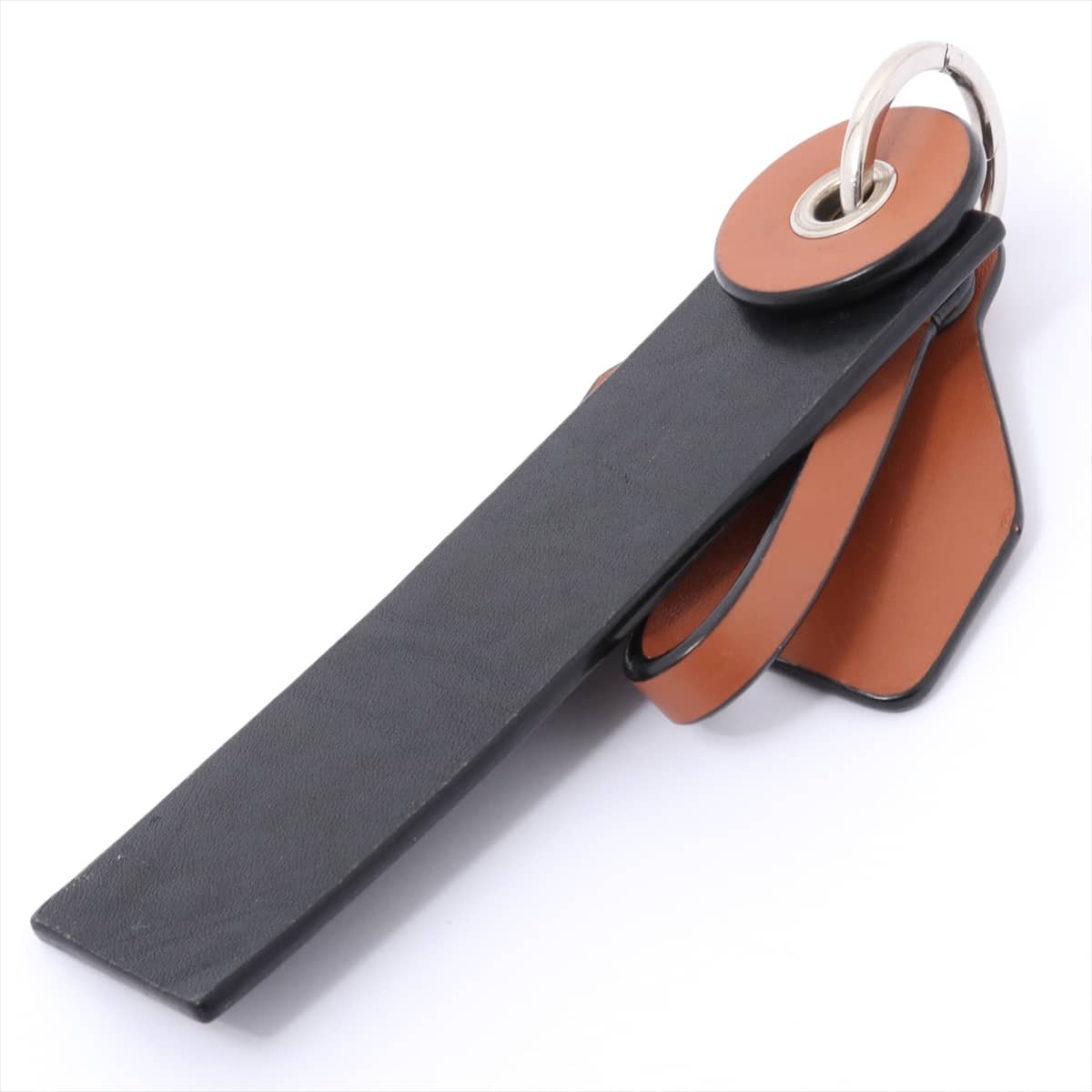 Loewe Key holder Leather Black