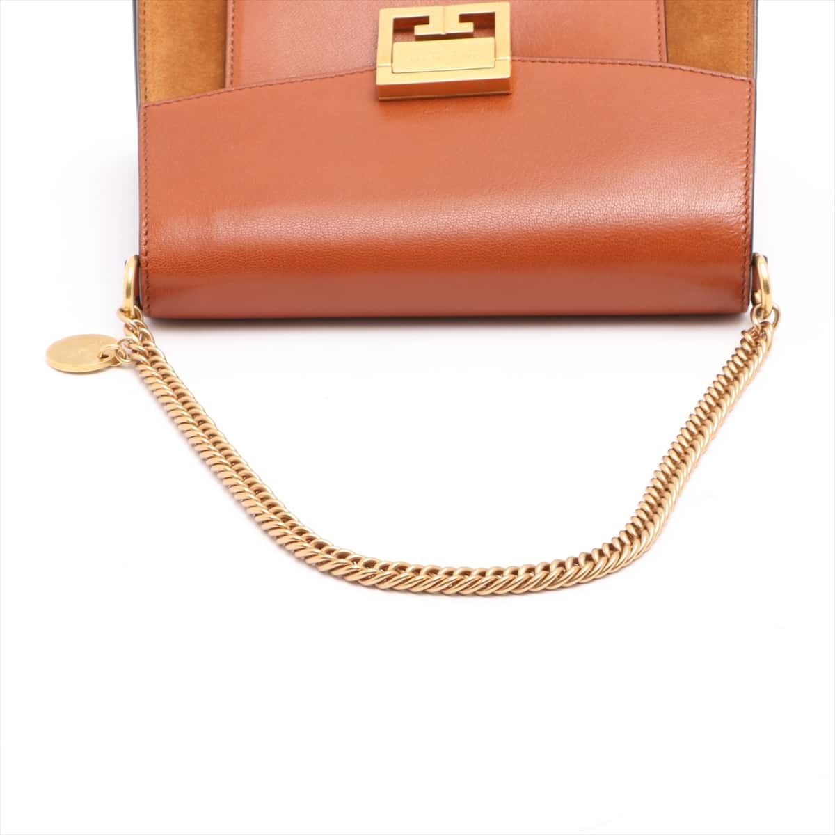Givenchy Leather Chain shoulder bag Brown