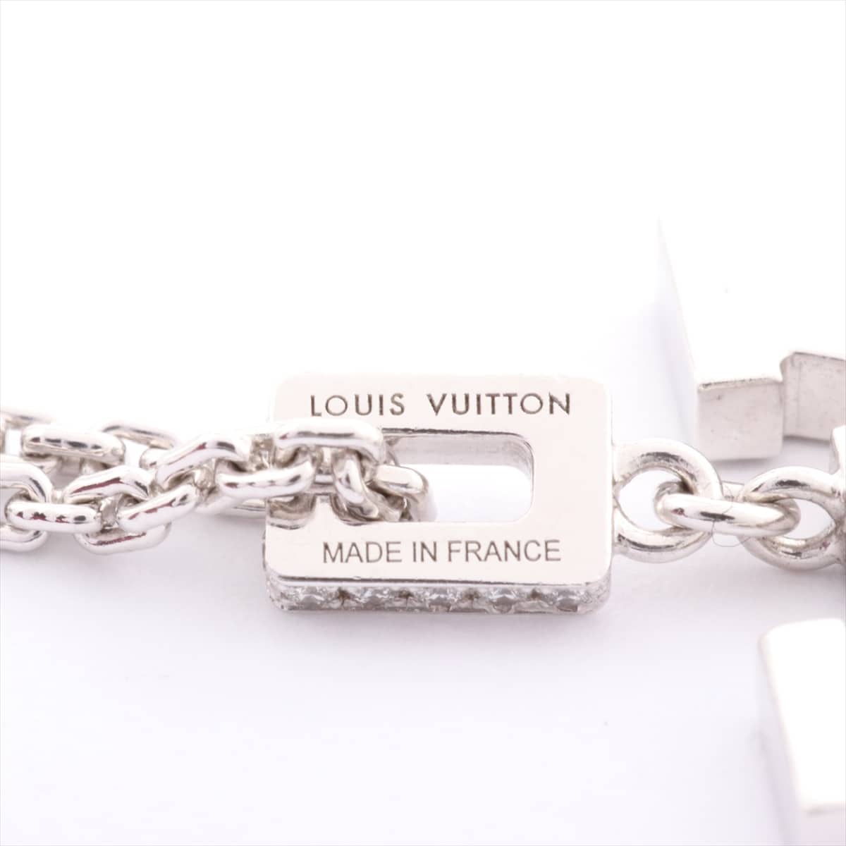 Louis Vuitton Pandantif LV GM diamond Necklace 750(WG) 11.0g