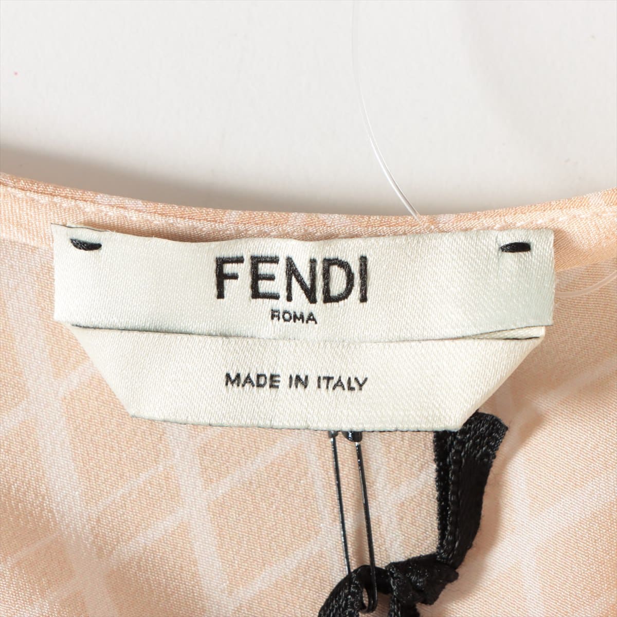 Fendi 18SS Silk Dress 38 Ladies' Pink  cheques