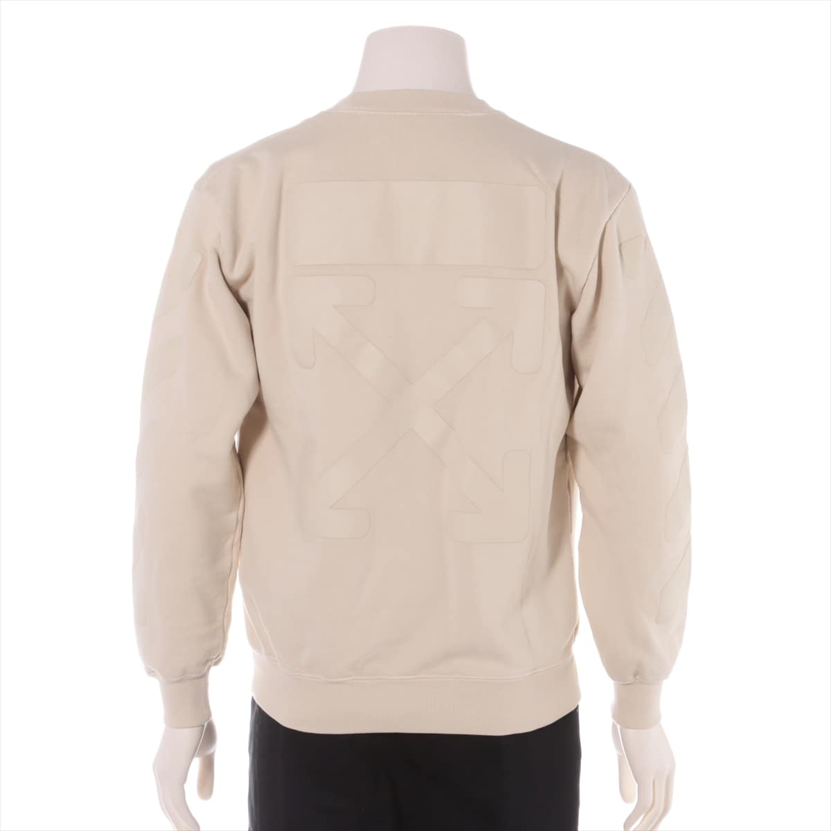 Off-White Cotton Basic knitted fabric XS Men's Beige  Back arrow