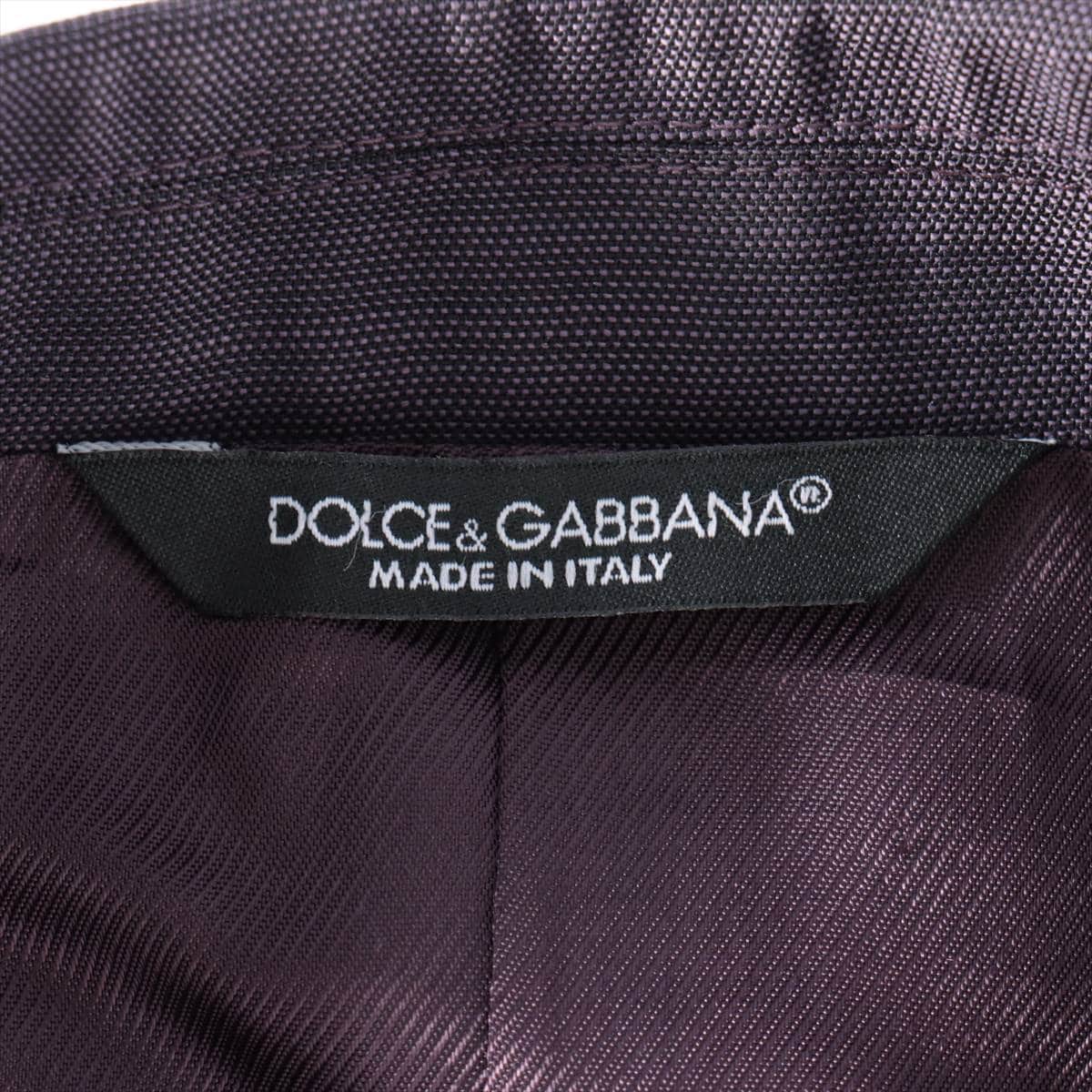 Dolce & Gabbana Wool & silk Setup 44 Men's Purple  Gold