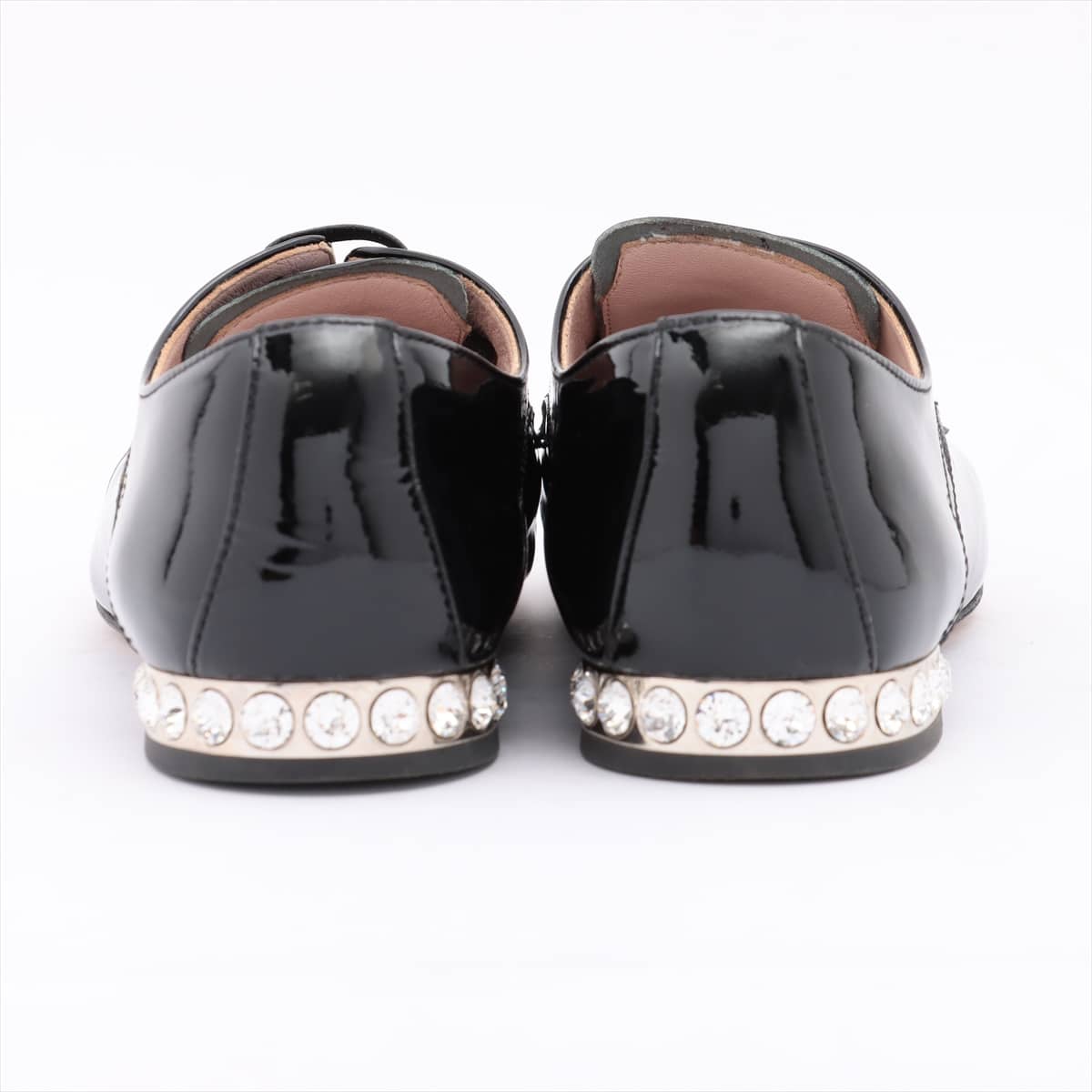 Miu Miu Patent leather Leather shoes 36 Ladies' Black Bijou