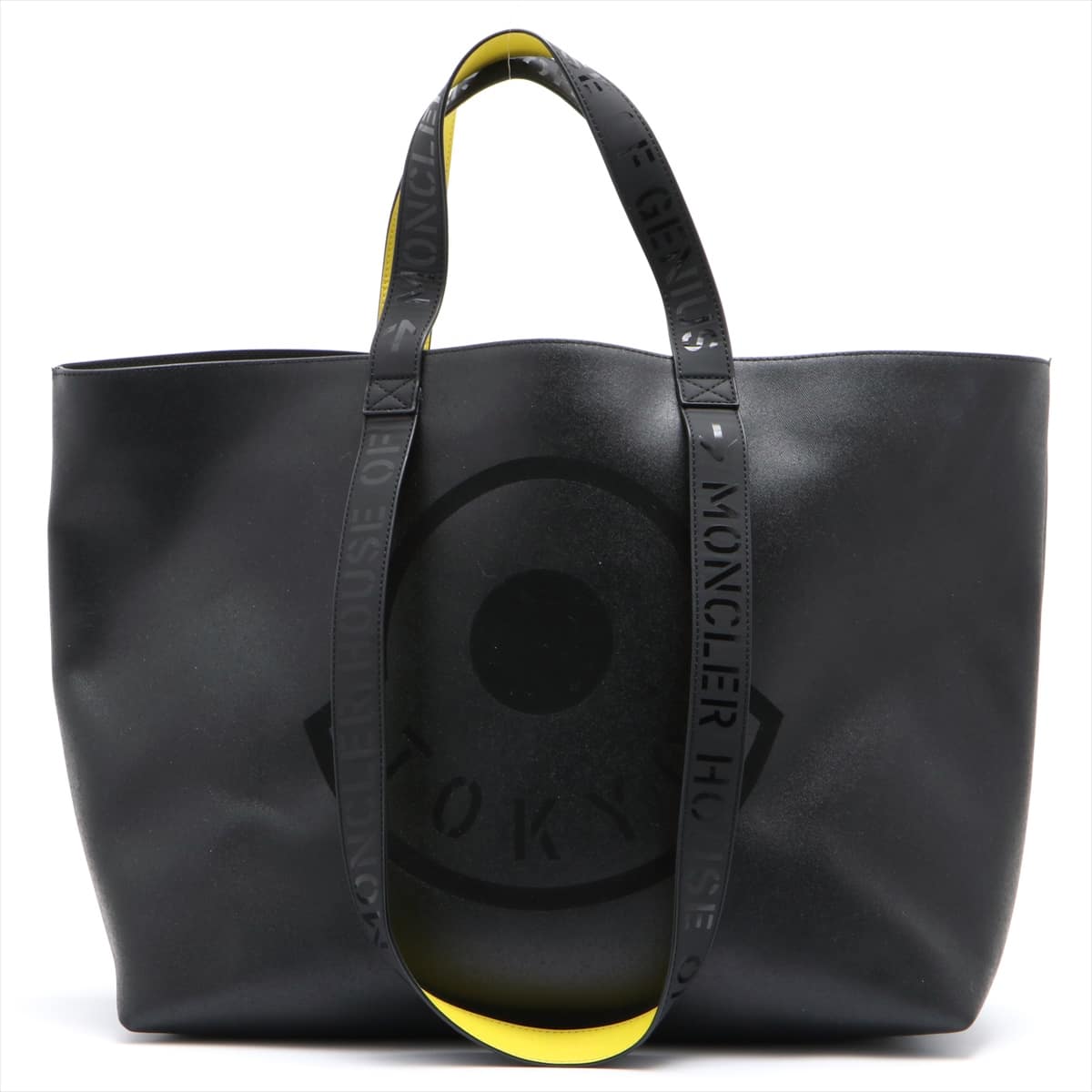 Moncler PVC 2way handbag Black