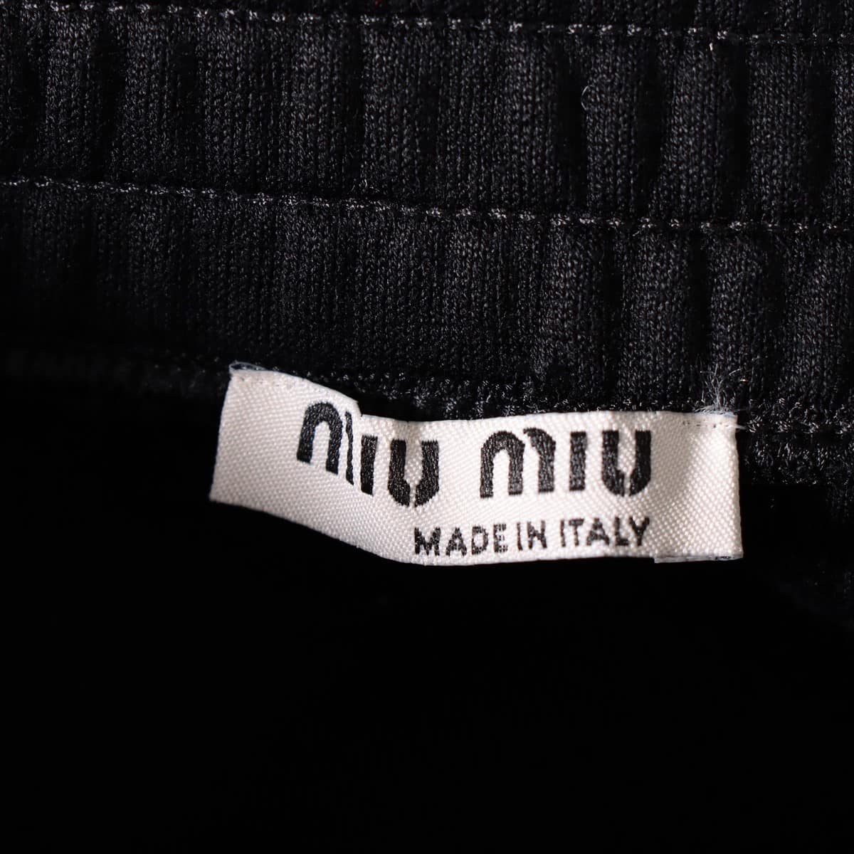 Miu Miu 18 years Cotton & nylon Skirt S Ladies' Black  Logo line