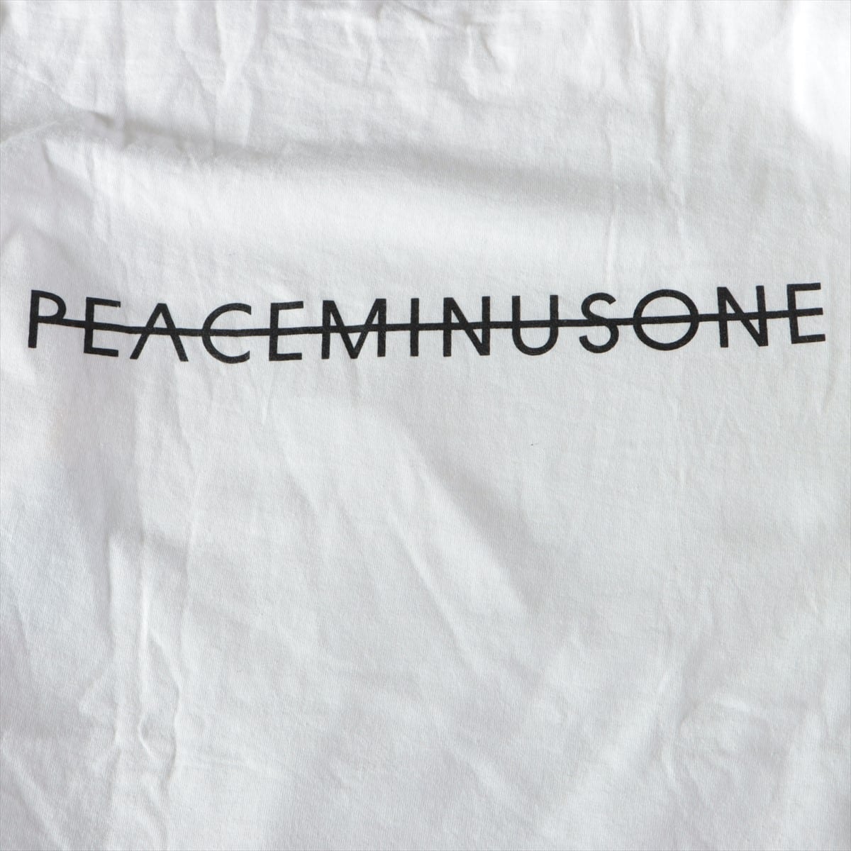 Peace minus one Cotton Long T shirts XL Men's White No brand tag Fragment The Convenience Store