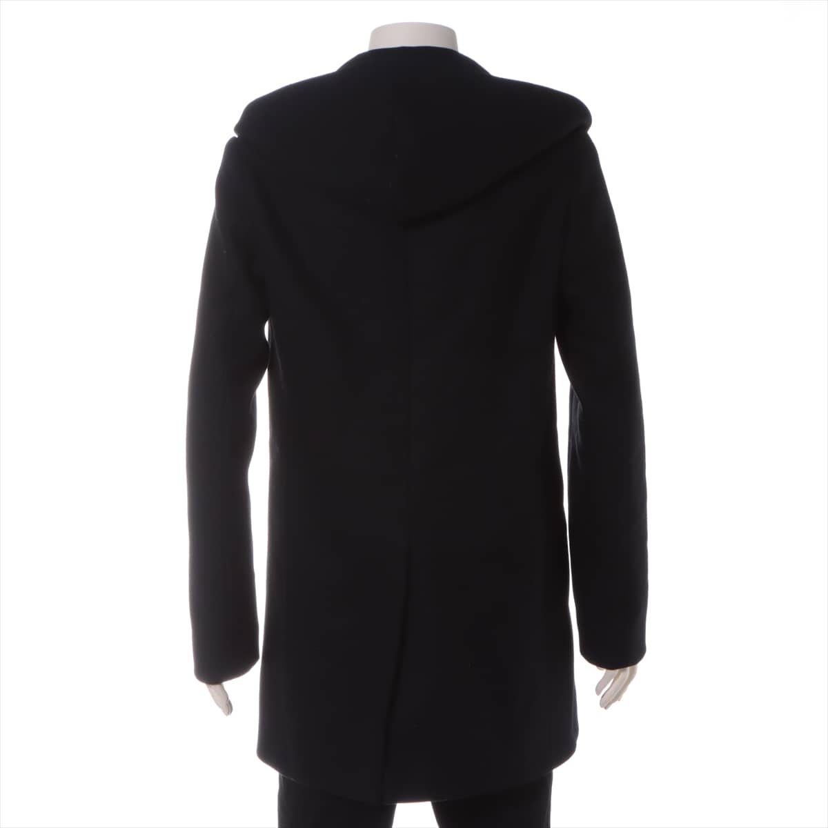 Balenciaga 13 years Wool & nylon Pea coat 46 Men's Black