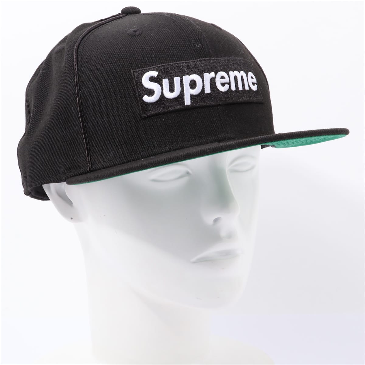 Supreme × New Era Cap Wool Black Box logo