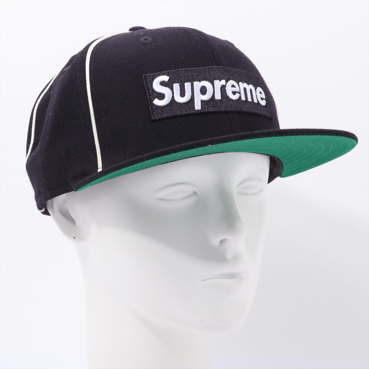 Supreme × New Era Cap Wool Black Box logo