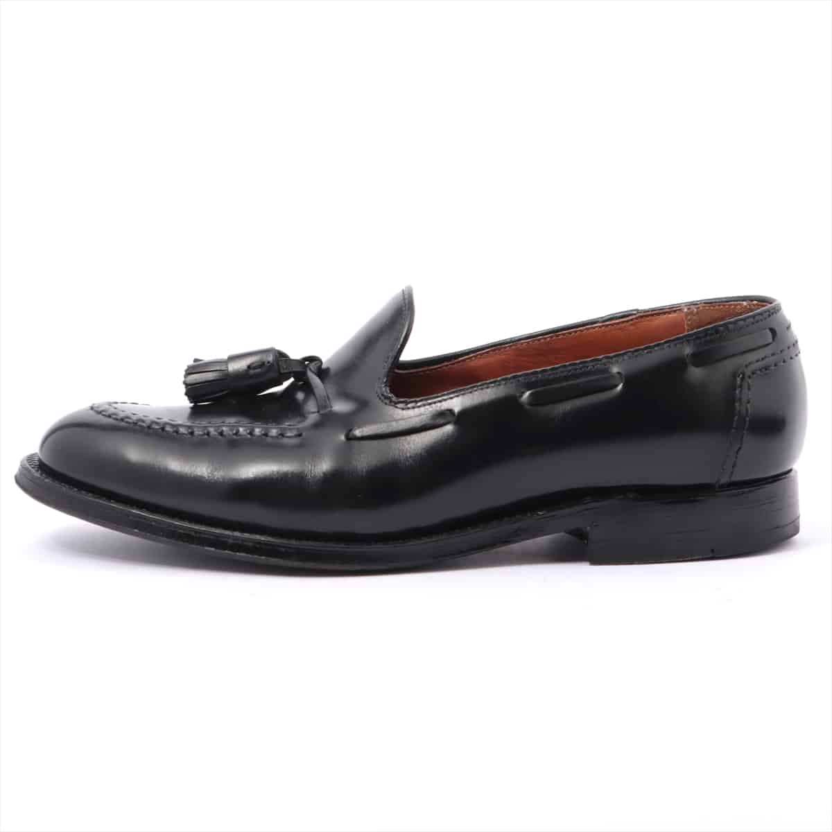 Alden Leather Loafer 8 Men's Black × Brown Beams Plus bespoke 3795