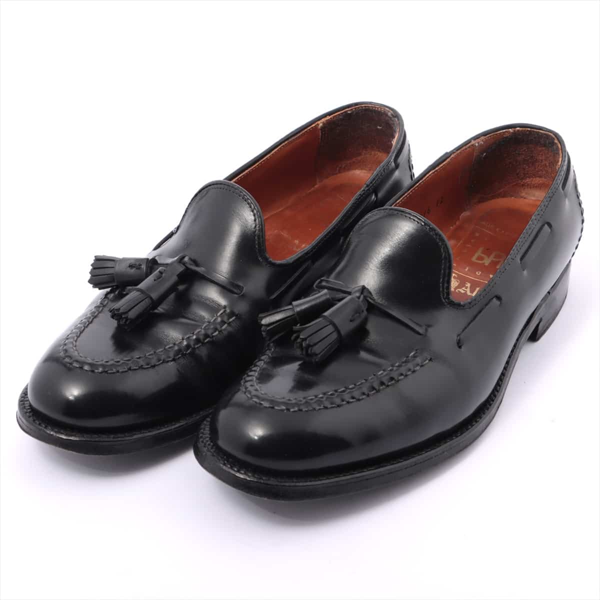 Alden Leather Loafer 8 Men's Black × Brown Beams Plus bespoke 3795
