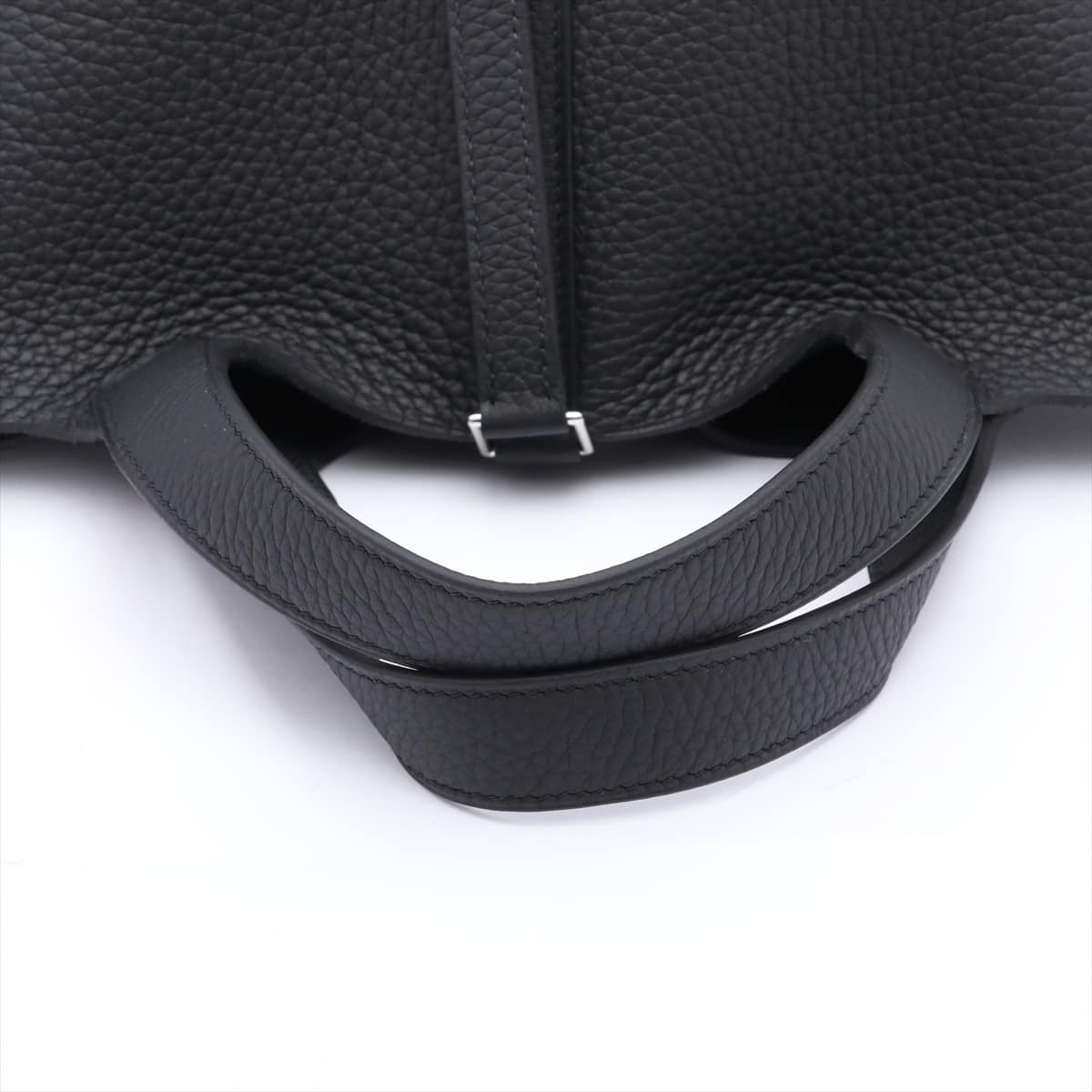 Hermès Picotin Lock PM Taurillon Clemence Black Silver Metal fittings Y: 2020